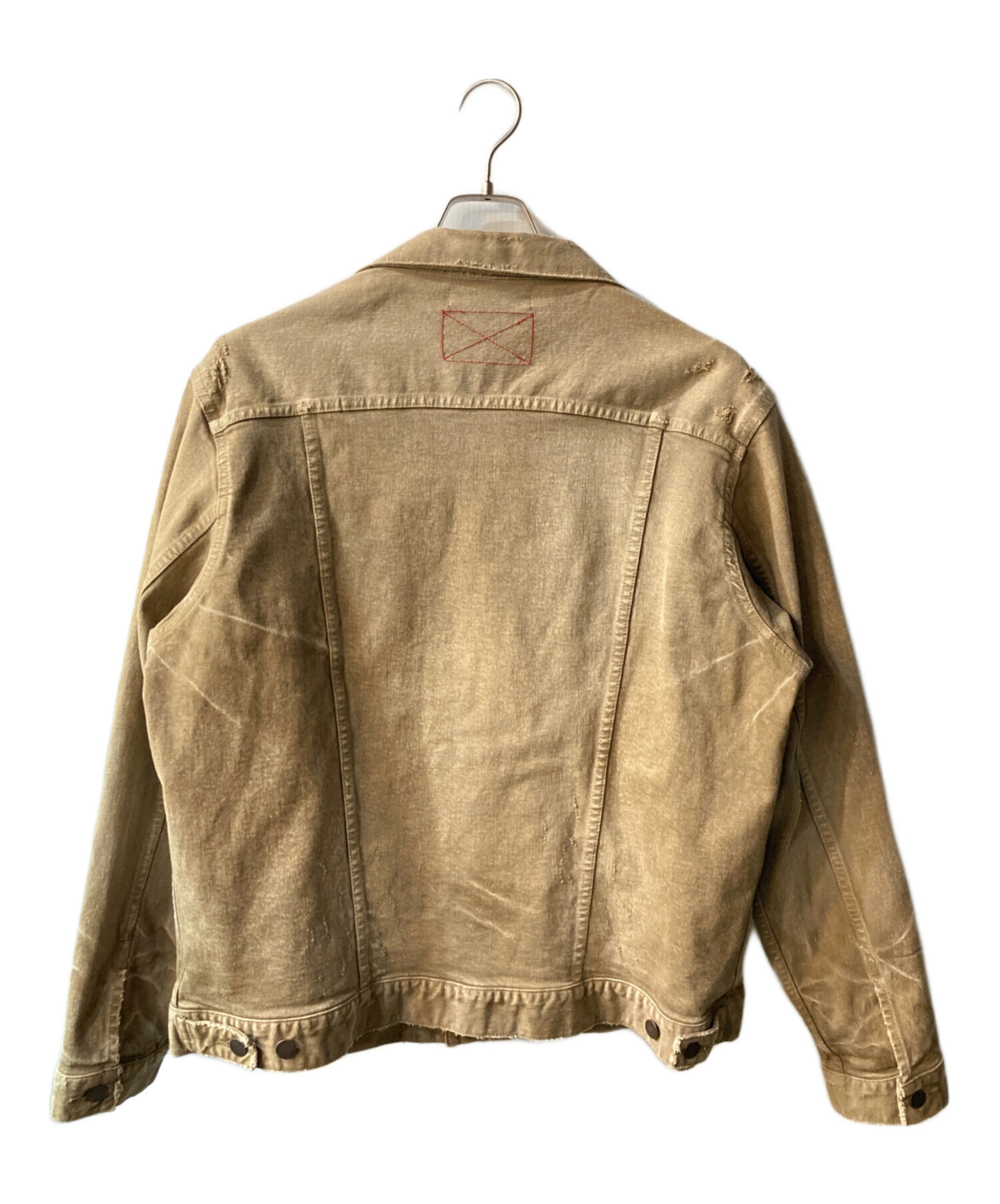 中古・古着通販】MLVINCE (メルヴィンス) クラッシュ デニムトラッカー
