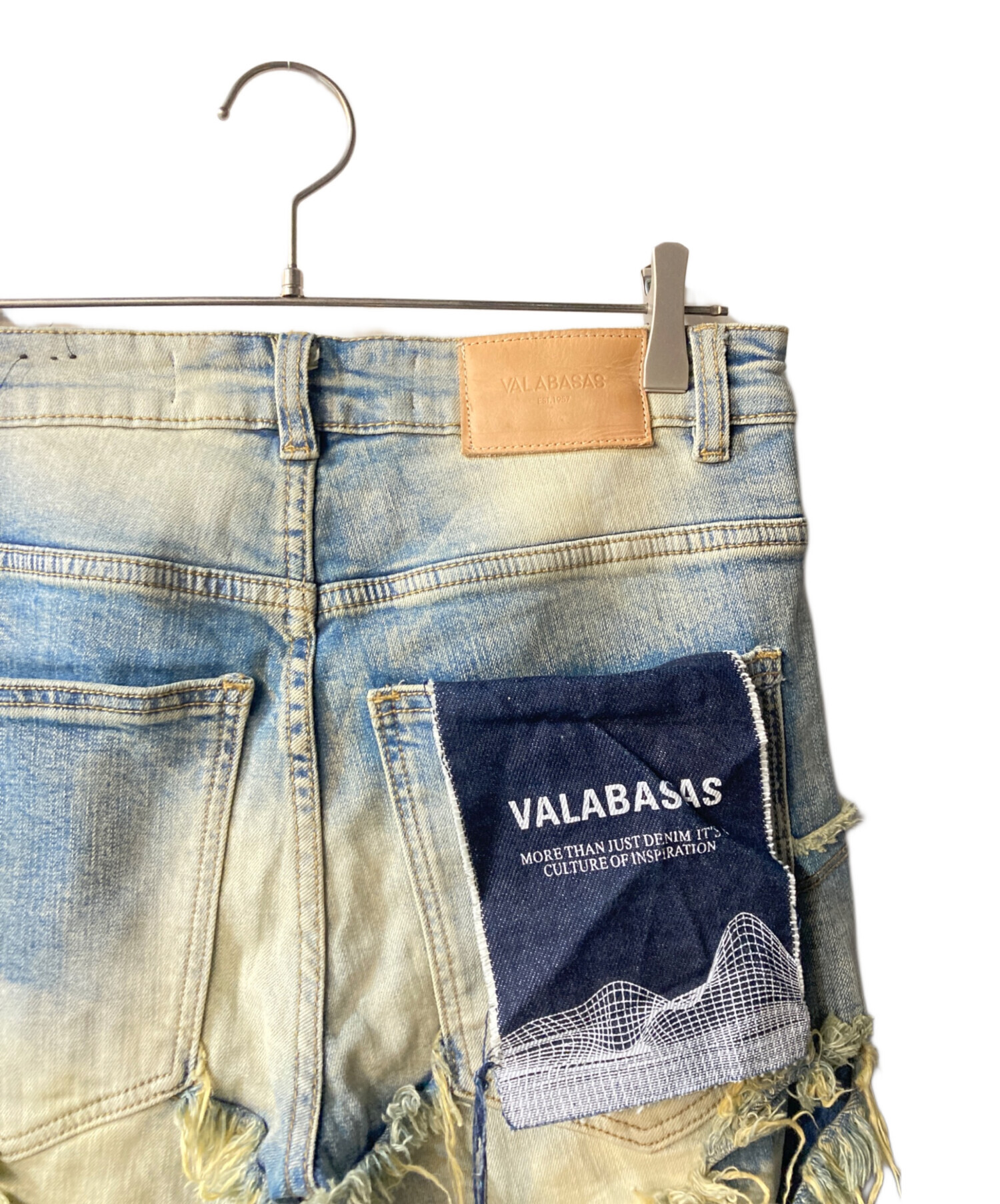中古・古着通販】VALABASAS (バラバサス) ハードクラッシュスキニー 