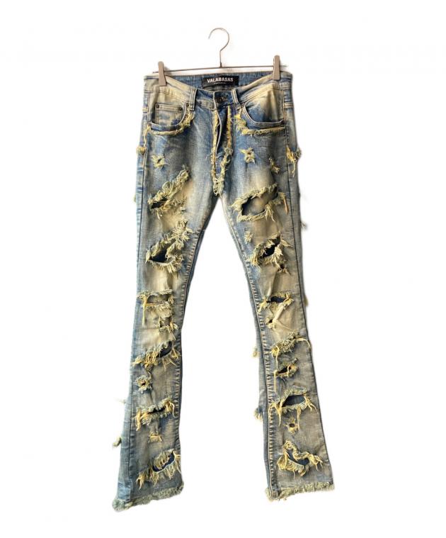 中古・古着通販】VALABASAS (バラバサス) ハードクラッシュスキニー