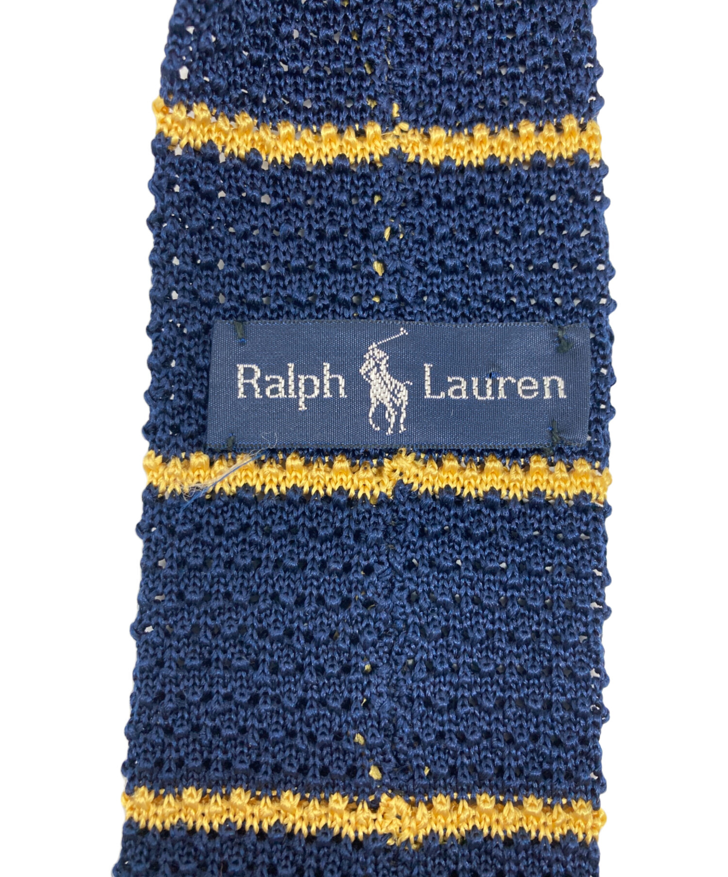 Ralph Lauren ラルフローレン　ニットタイ　ネイビー　ソリッド　無地 中古・古着通販】RALPH LAUREN (ラルフローレン) ニットタイ ネイビー