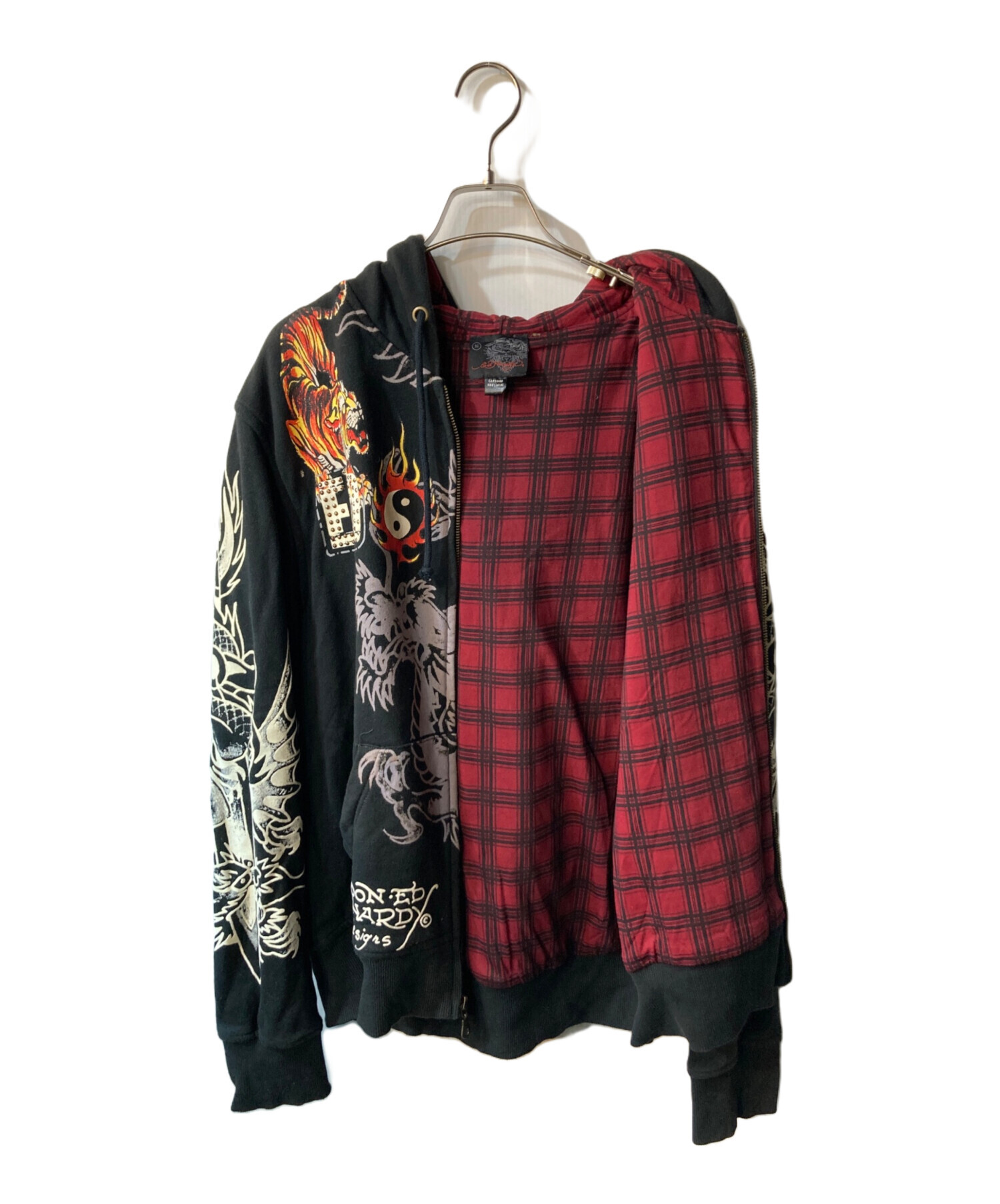 中古・古着通販】Ed Hardy (エド ハーディー) ラインストーンプリント