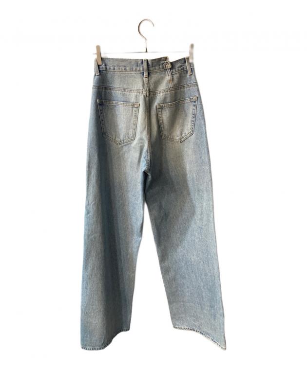 中古・古着通販】moussy (マウジー) CROSS WAIST WIDE ストレート