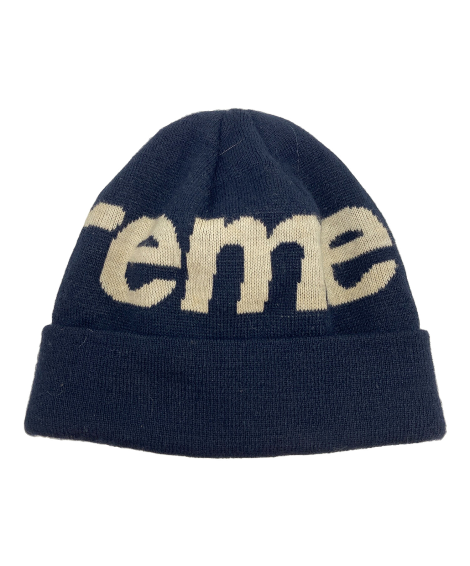【中古品】Supreme シュプリーム BIG LOGO BEANIE ビッグ ロゴ ビーニー ニット帽 帽子 【185-260223-as-19-izu】