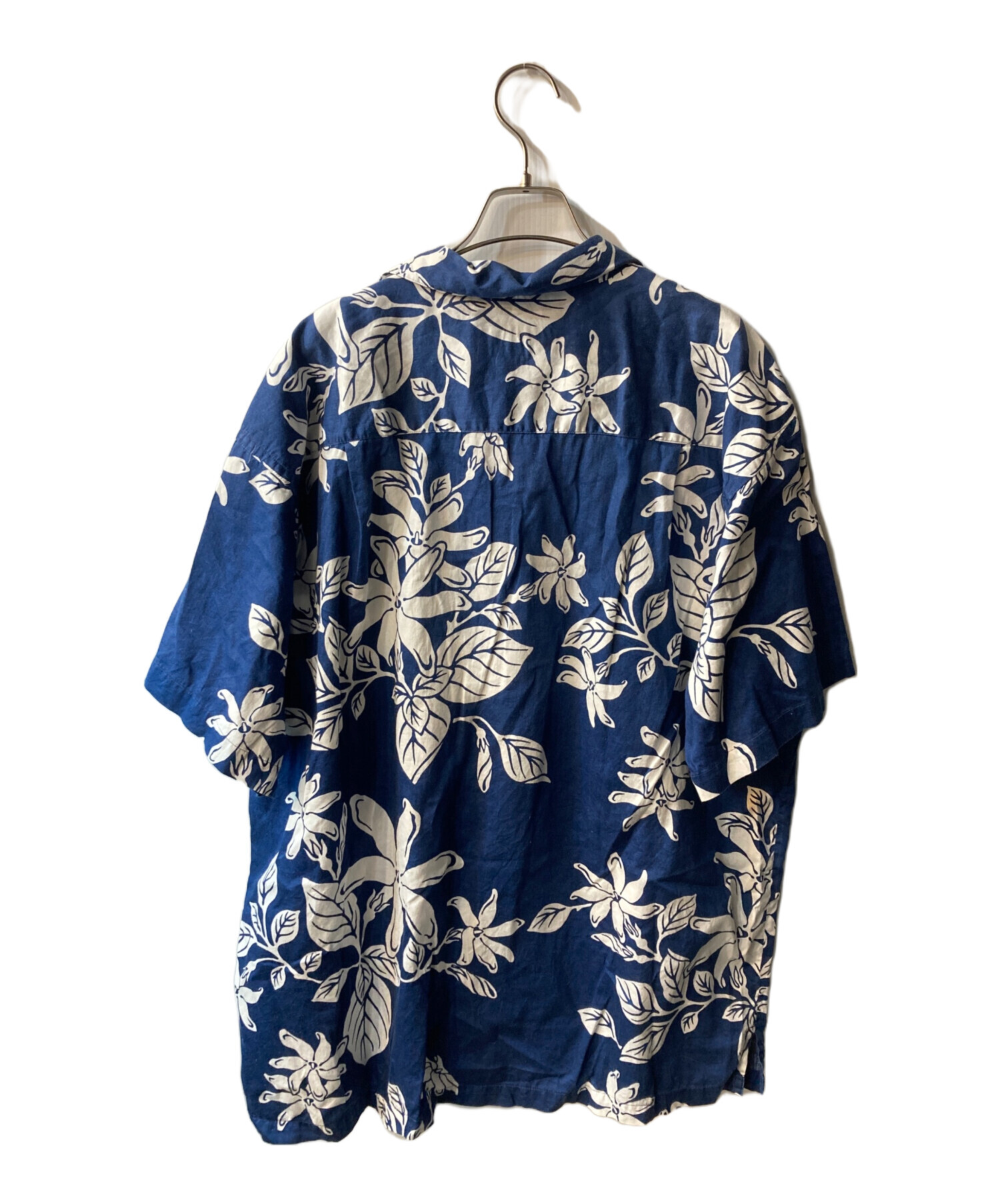 s*k様 Pataloha 新品未使用　アロハシャツ XL 紺花 中古・古着通販】pataloha (パタロハ) オーガニックコットン