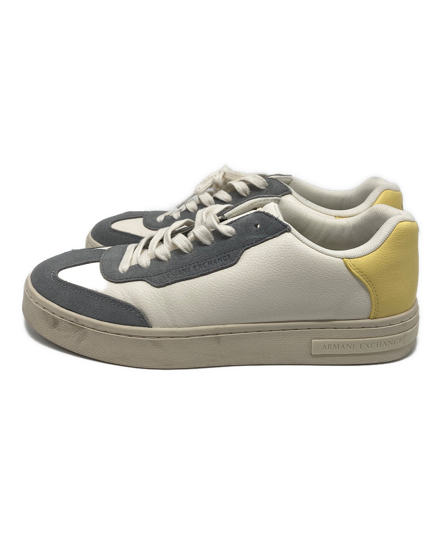 GIORGIO ARMANI スニーカー 6(25cm位) 茶系 【古着】【中古】 中古・古着通販】ARMANI EXCHANGE (アルマーニ エクスチェンジ) AXロゴ
