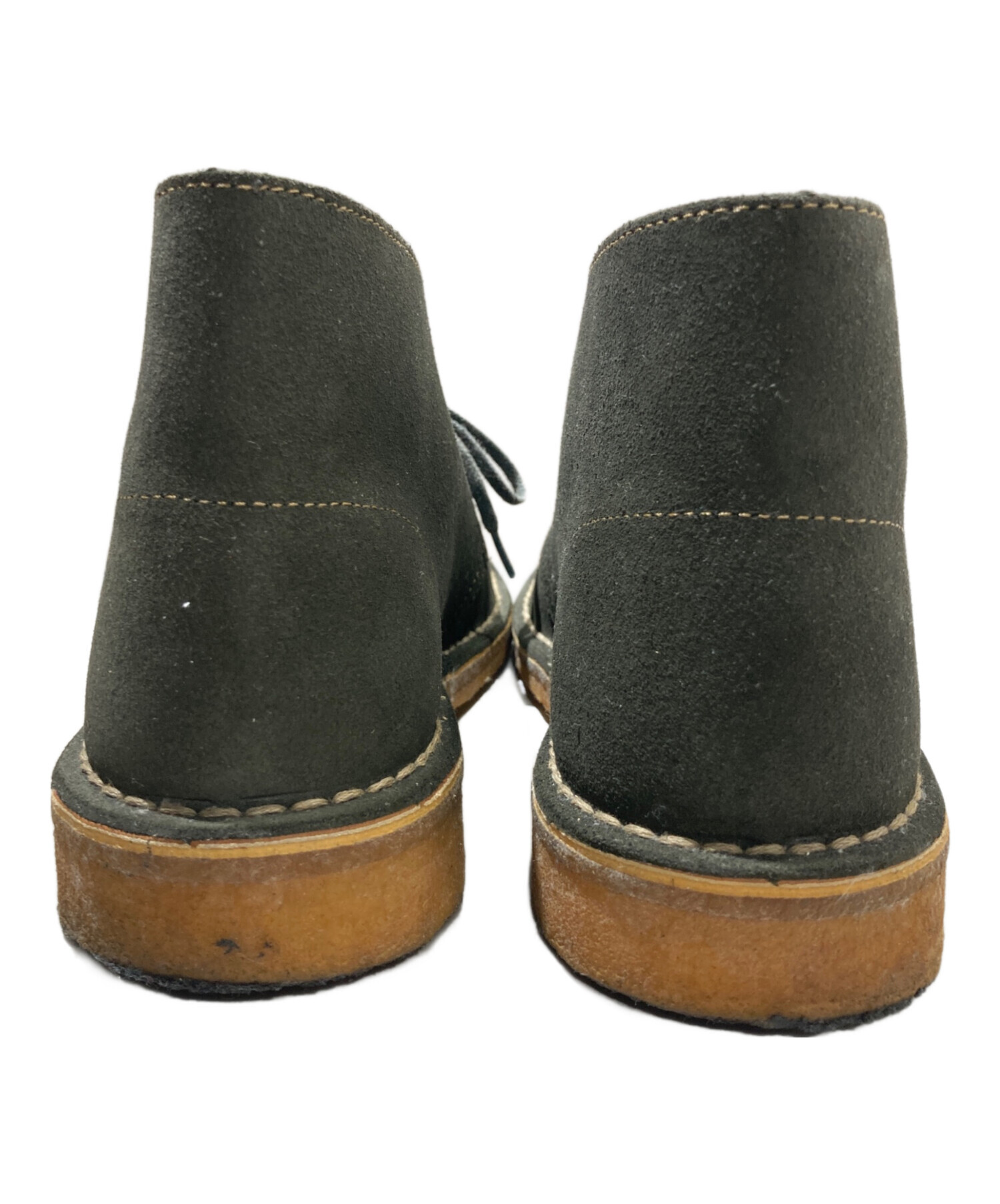 中古・古着通販】CLARKS (クラークス) チャッカーブーツ グレー サイズ
