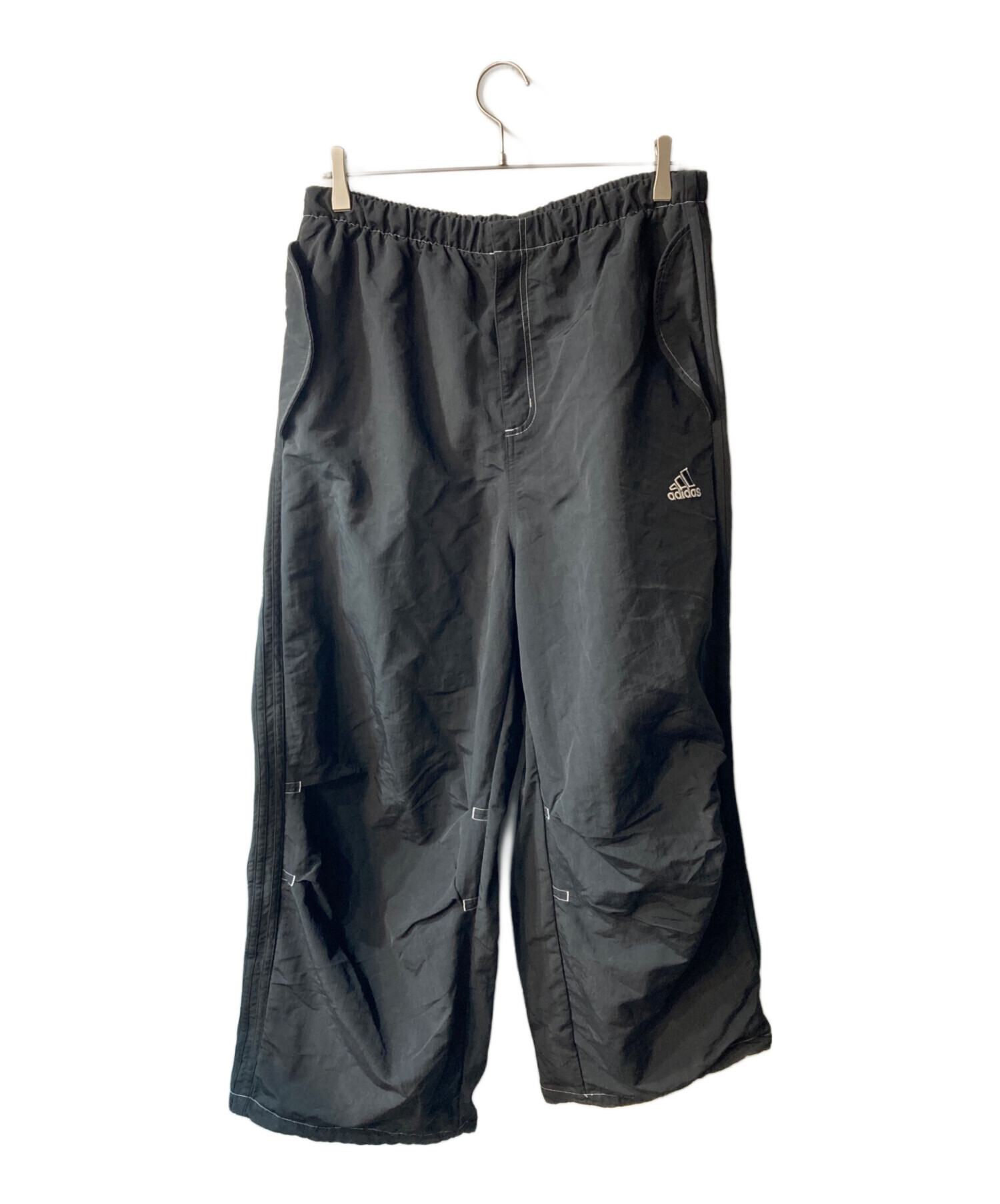 00s Goa パラシュートパンツ 亜熱帯 あおば君着 V系 Hyde着系 中古・古着通販】adidas (アディダス) パラシュートパンツ ブラック