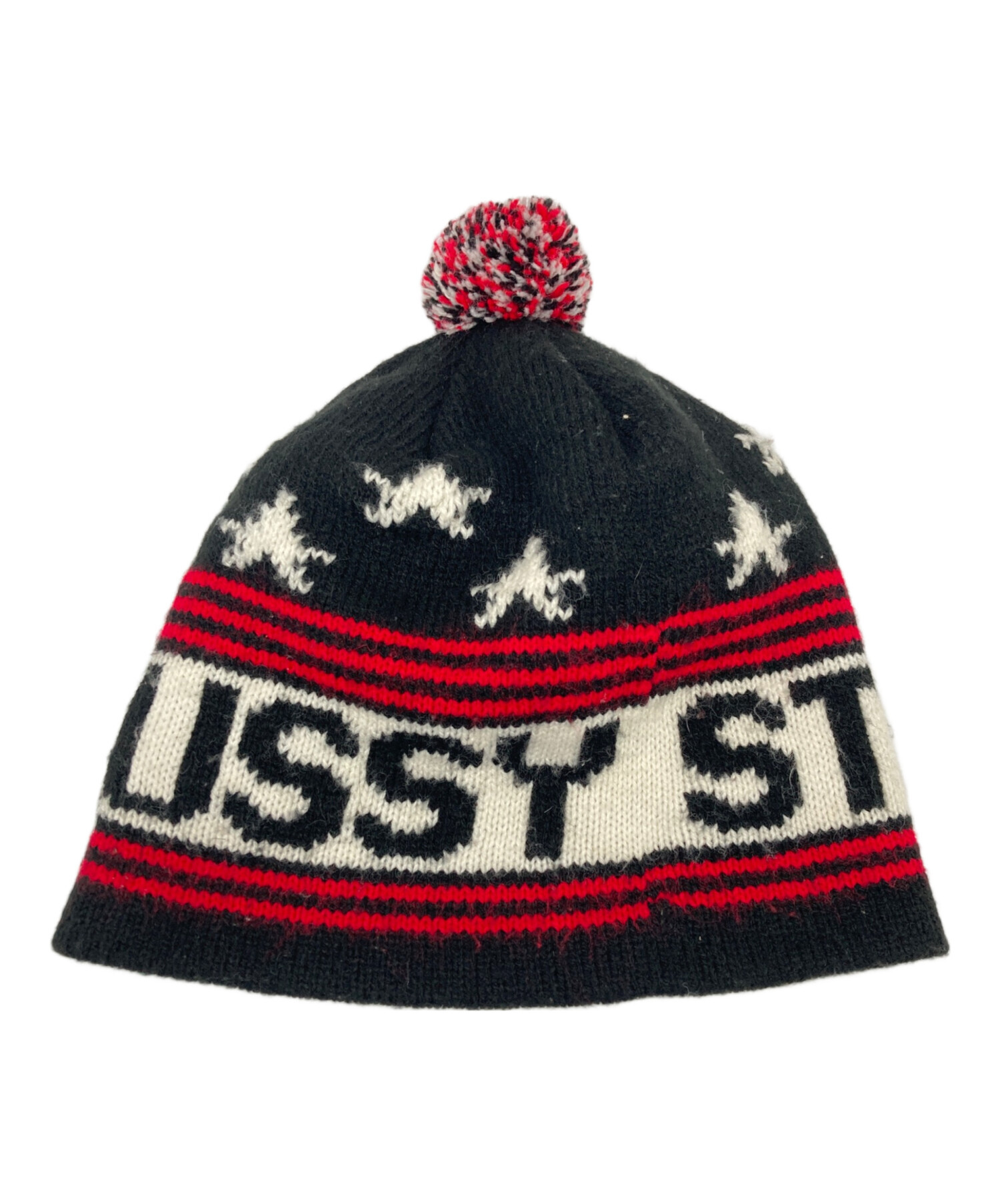 中古・古着通販】stussy (ステューシー) ニット帽 ブラック｜ブランド