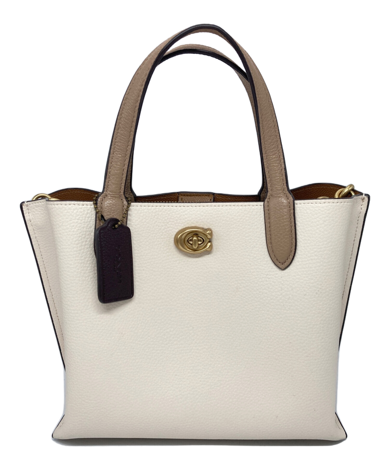 中古・古着通販】COACH (コーチ) ウィロウ トート 24 カラーブロック