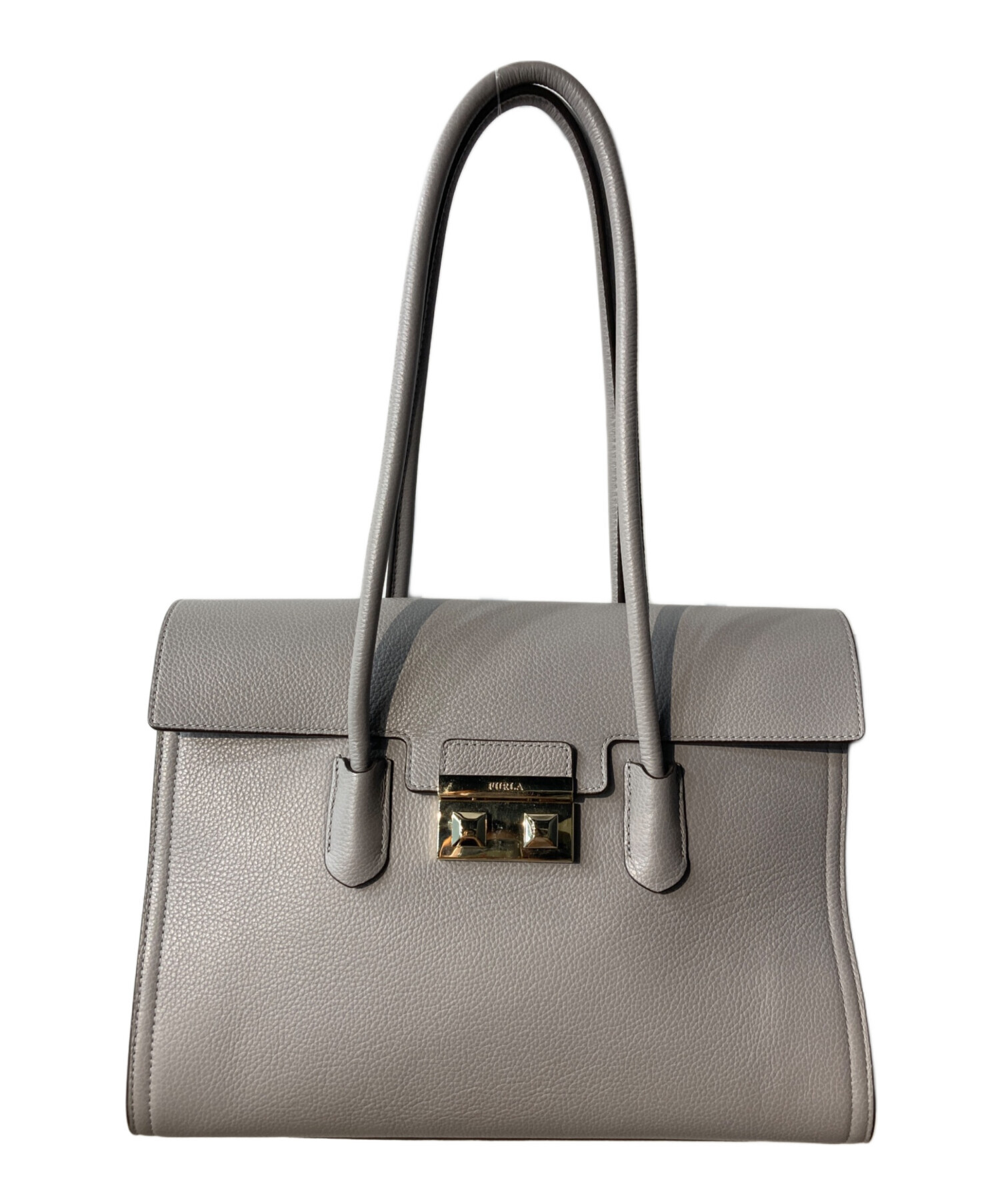 中古・古着通販】FURLA (フルラ) メトロポリス バンドバッグ グレー