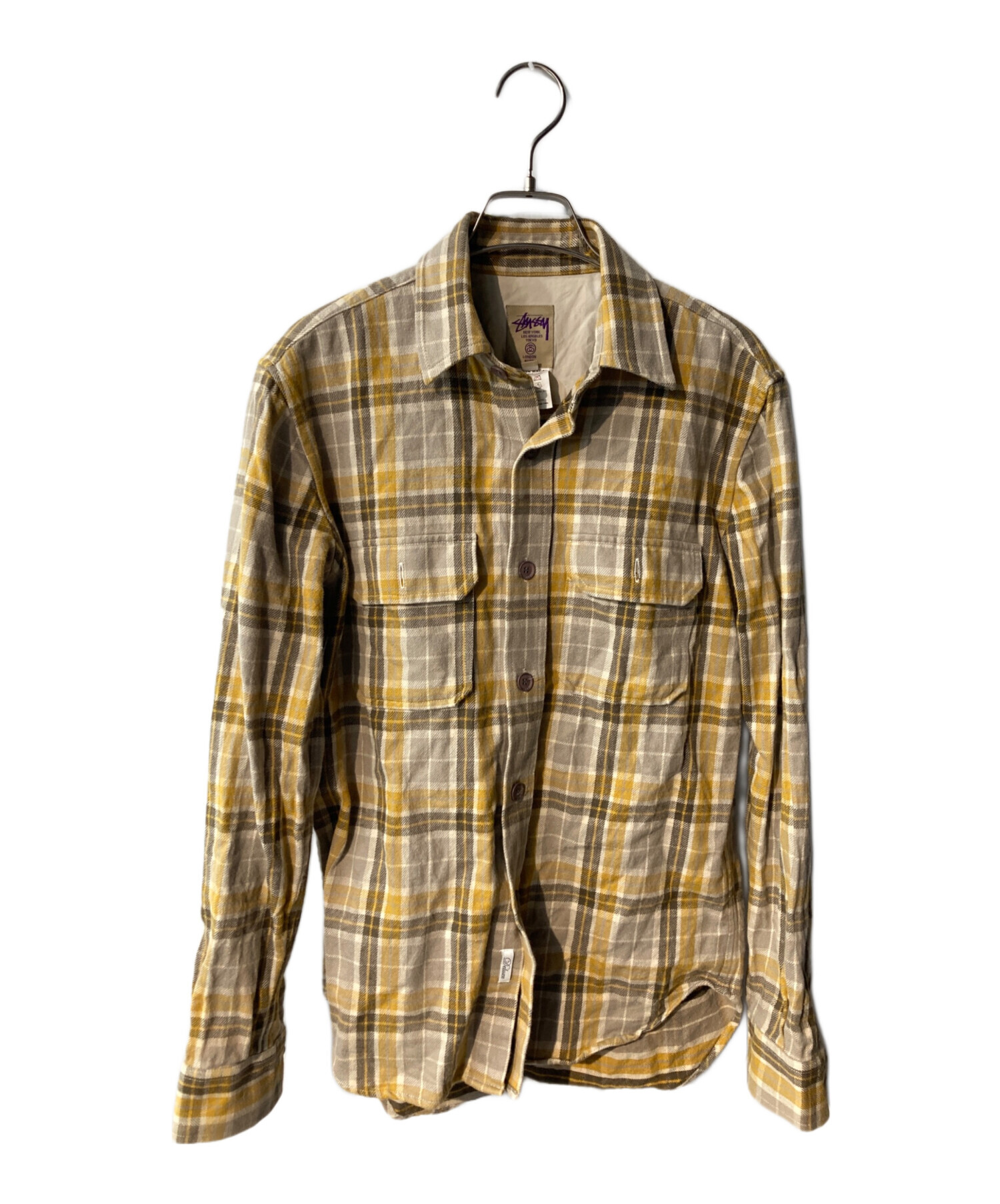 中古・古着通販】stussy (ステューシー) フランネルチェックシャツ