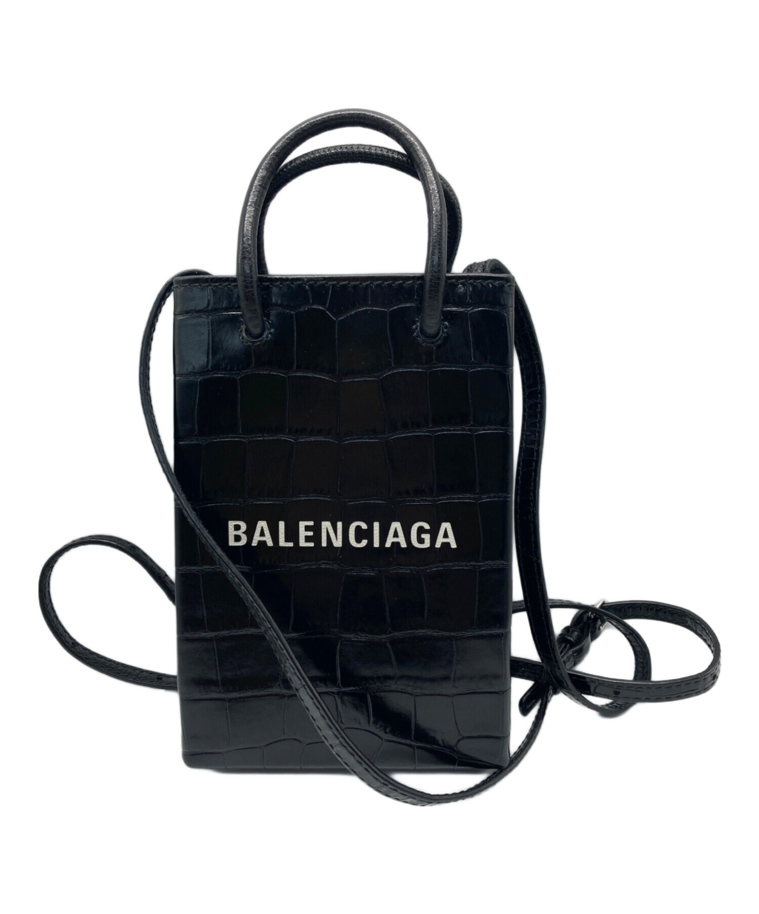 中古・古着通販】BALENCIAGA (バレンシアガ) SHOPPING PHONE HOLDER