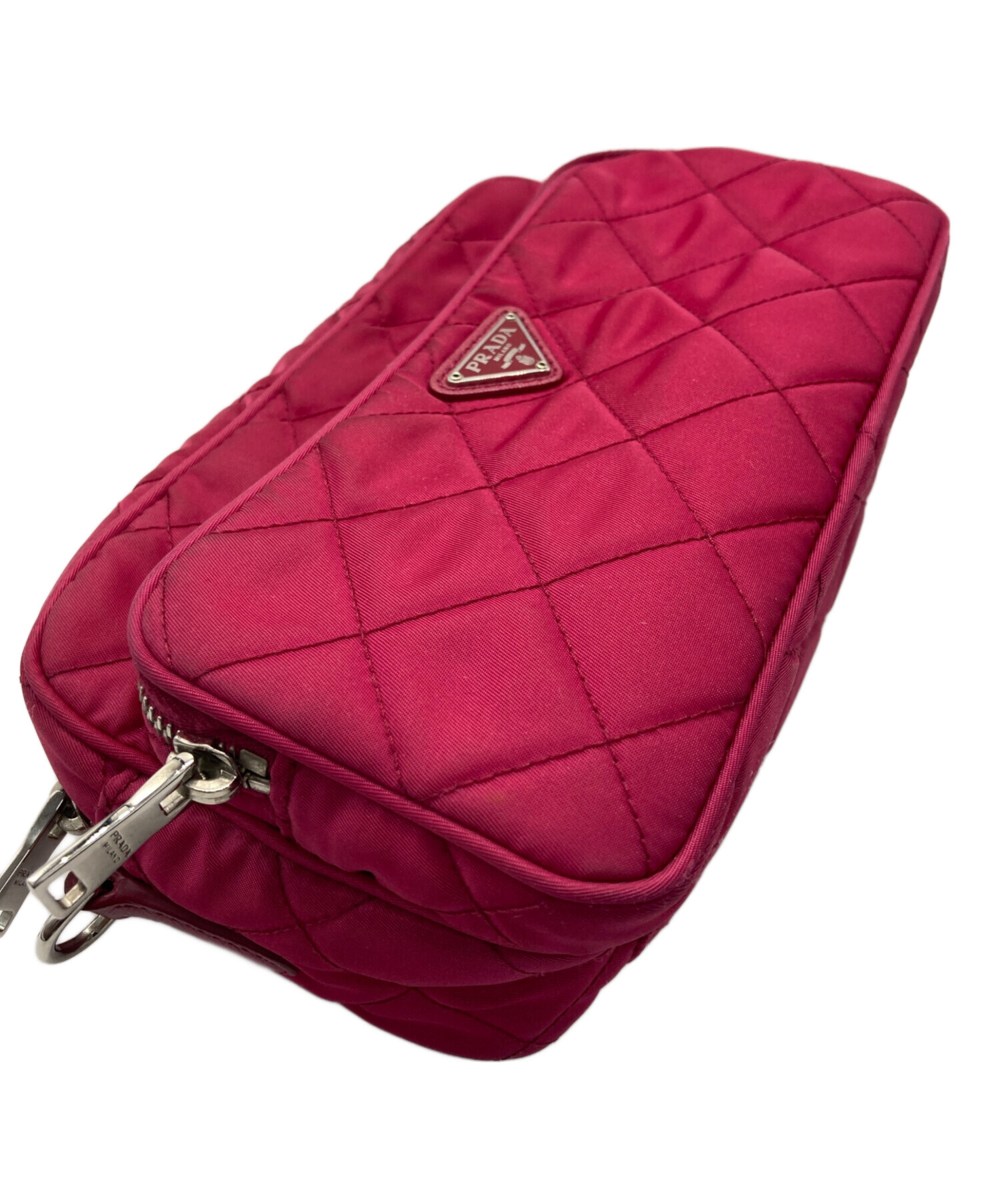 中古・古着通販】PRADA (プラダ) キルティング ナイロンショルダー