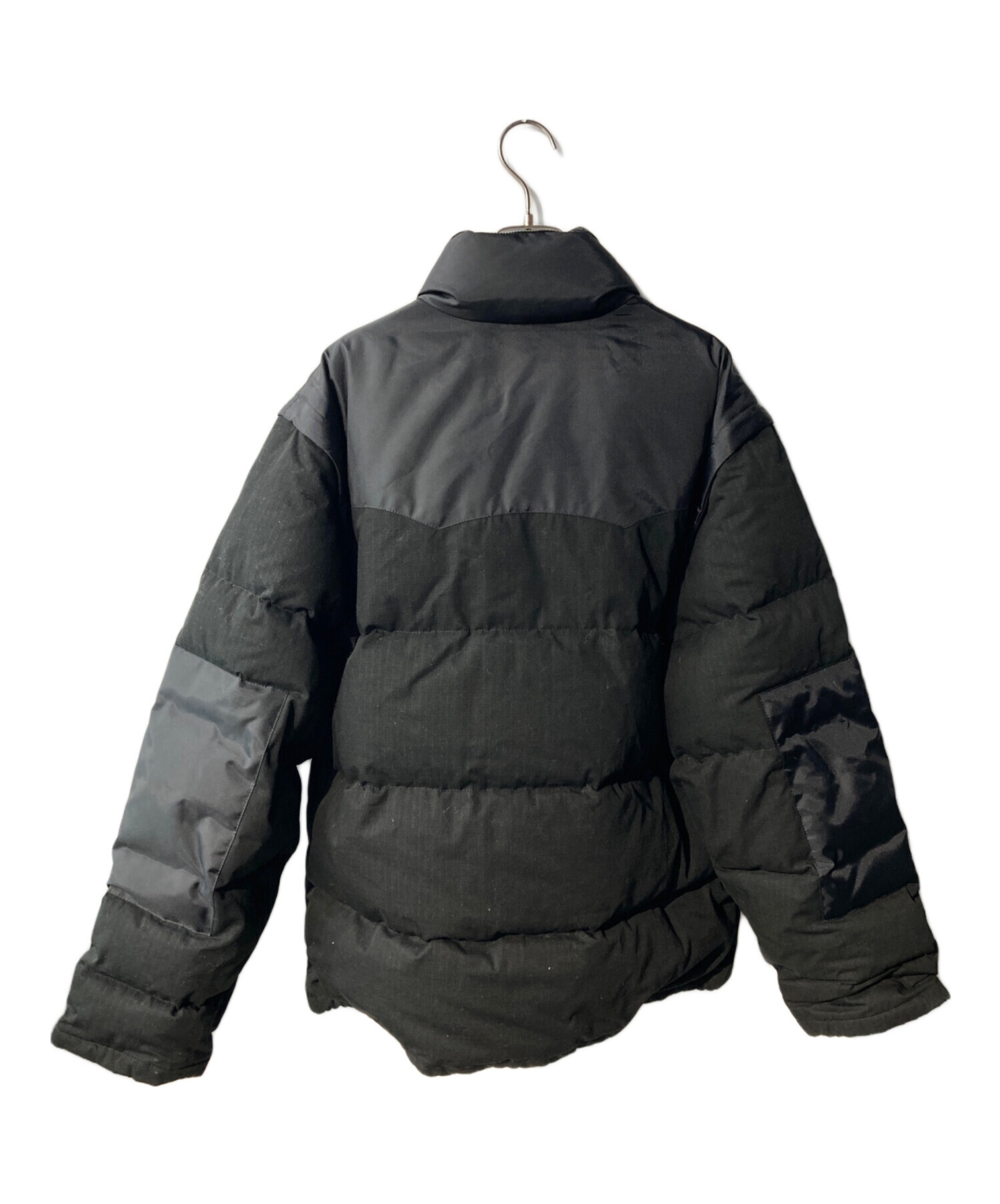 GUCCI ダウンジャケット ブラック XXL 中古・古着通販】GUCCI (グッチ) パッチ ロゴ 2WAY ダウンジャケット