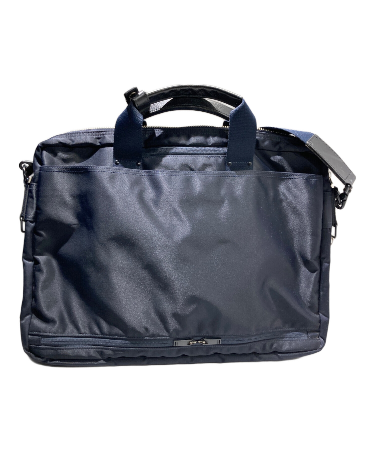 美品✨ PORTER LIFT 2層式 3WAY ネイビー ビジネスバッグ 中古・古着通販】PORTER (ポーター) LIFT 2WAY BRIEFCASE ネイビー