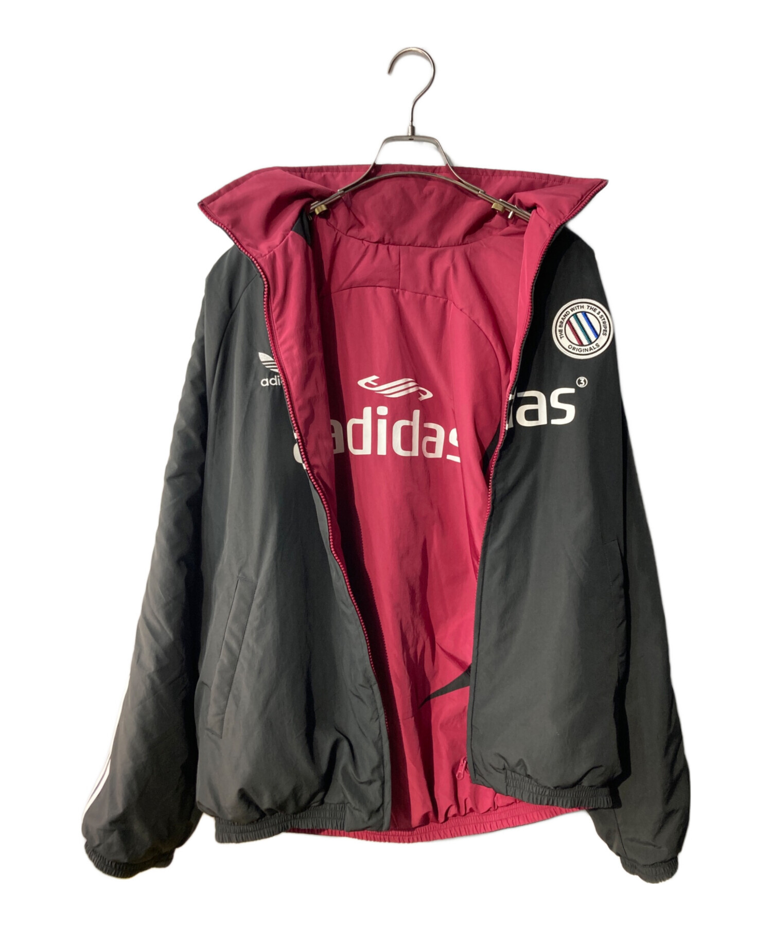 中古・古着通販】adidas (アディダス) ADCREV 中綿ジャケット ブラック