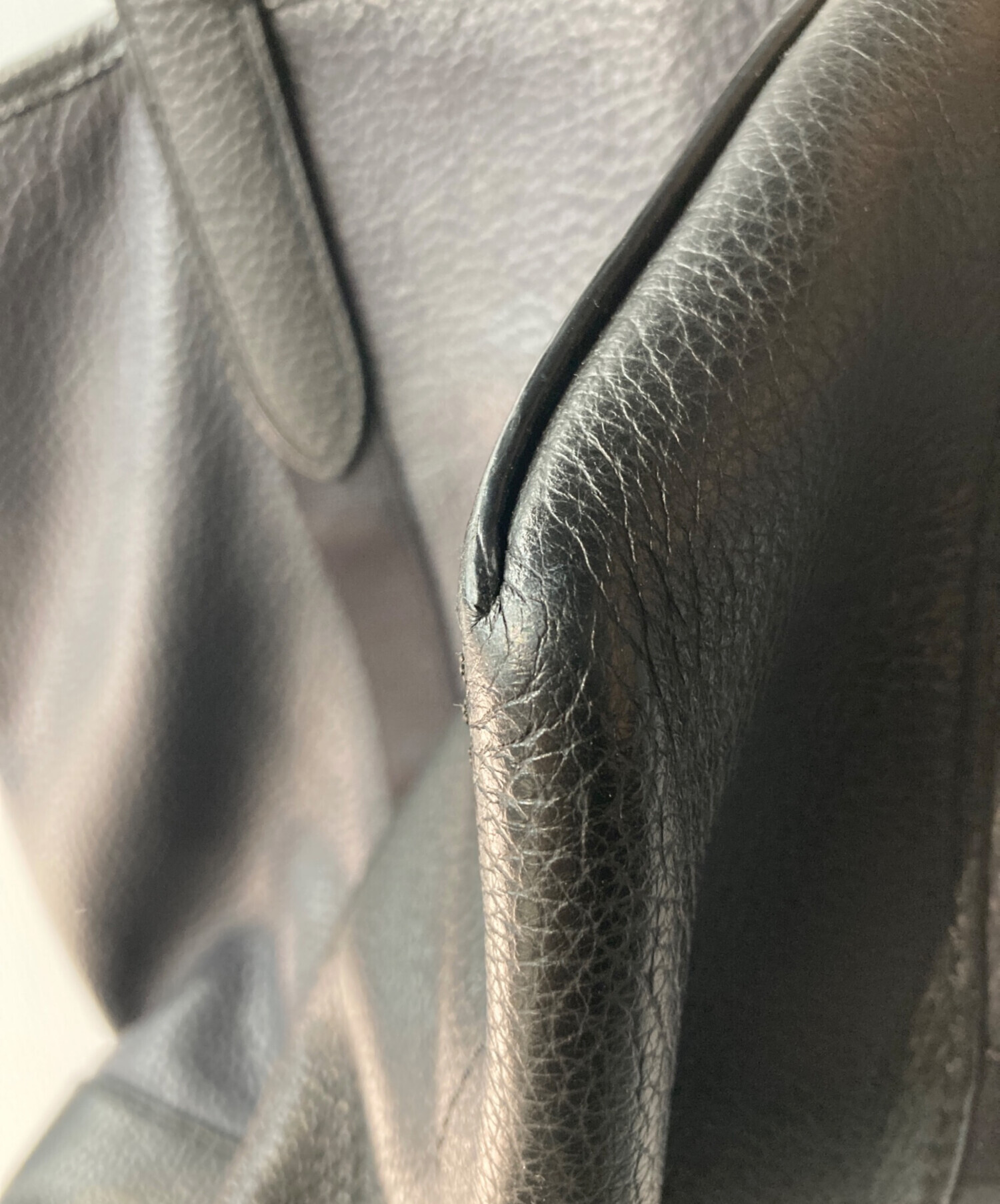 中古・古着通販】COACH (コーチ) レザートートバッグ ブラック