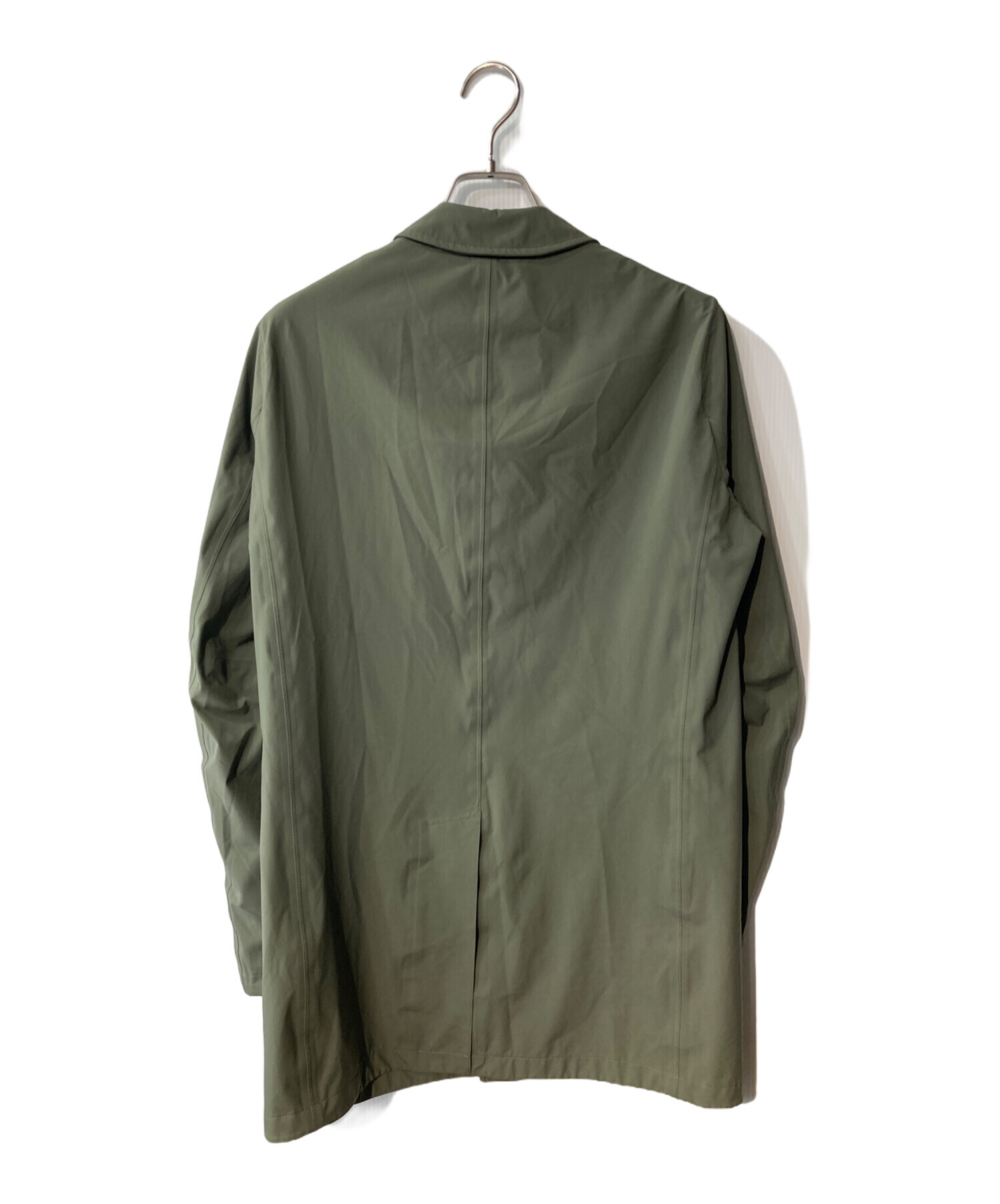 中古・古着通販】HERNO (ヘルノ) ステンカラーコート グリーン サイズ
