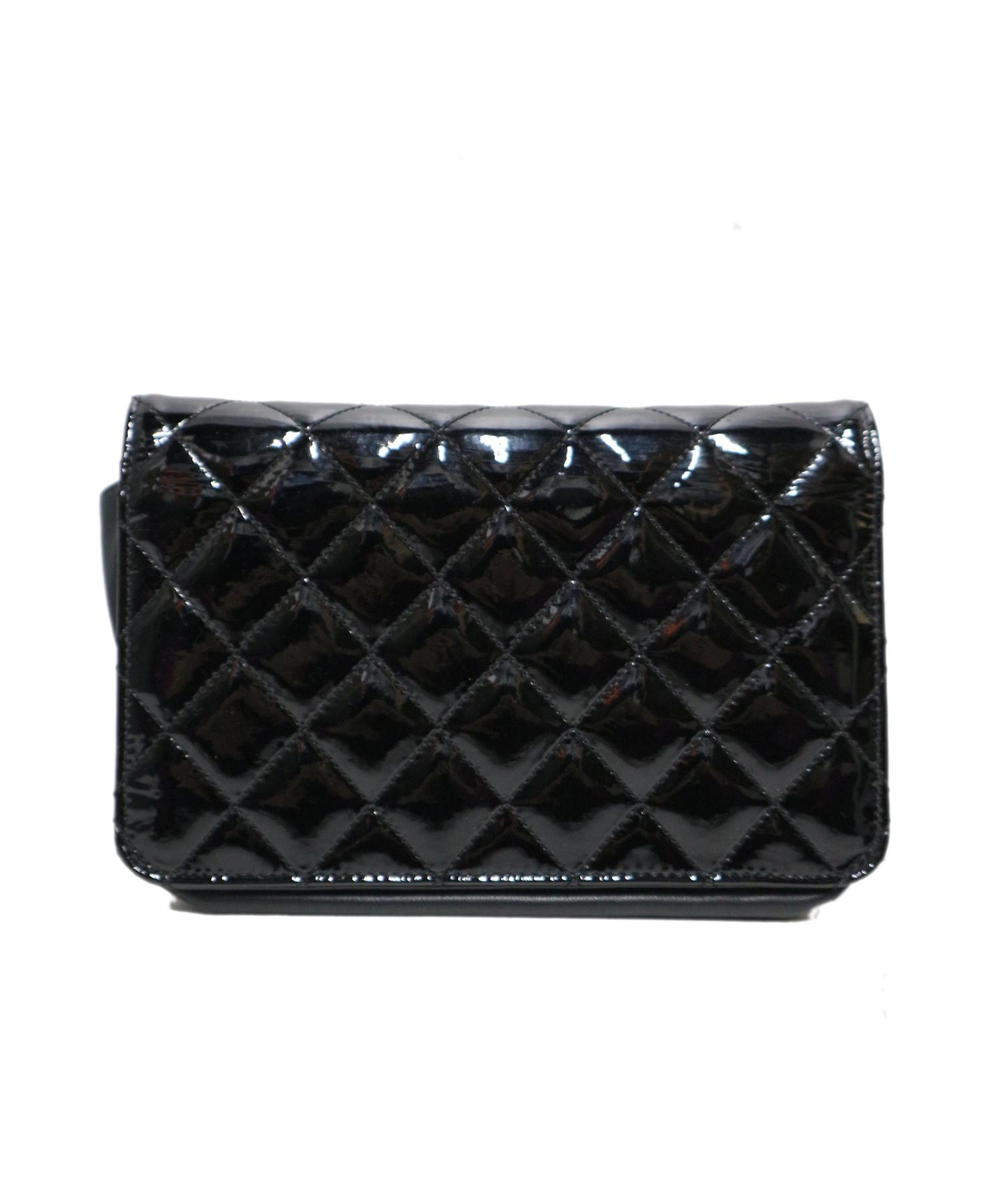 中古・古着通販】CHANEL (シャネル) エナメルショルダーバッグ 