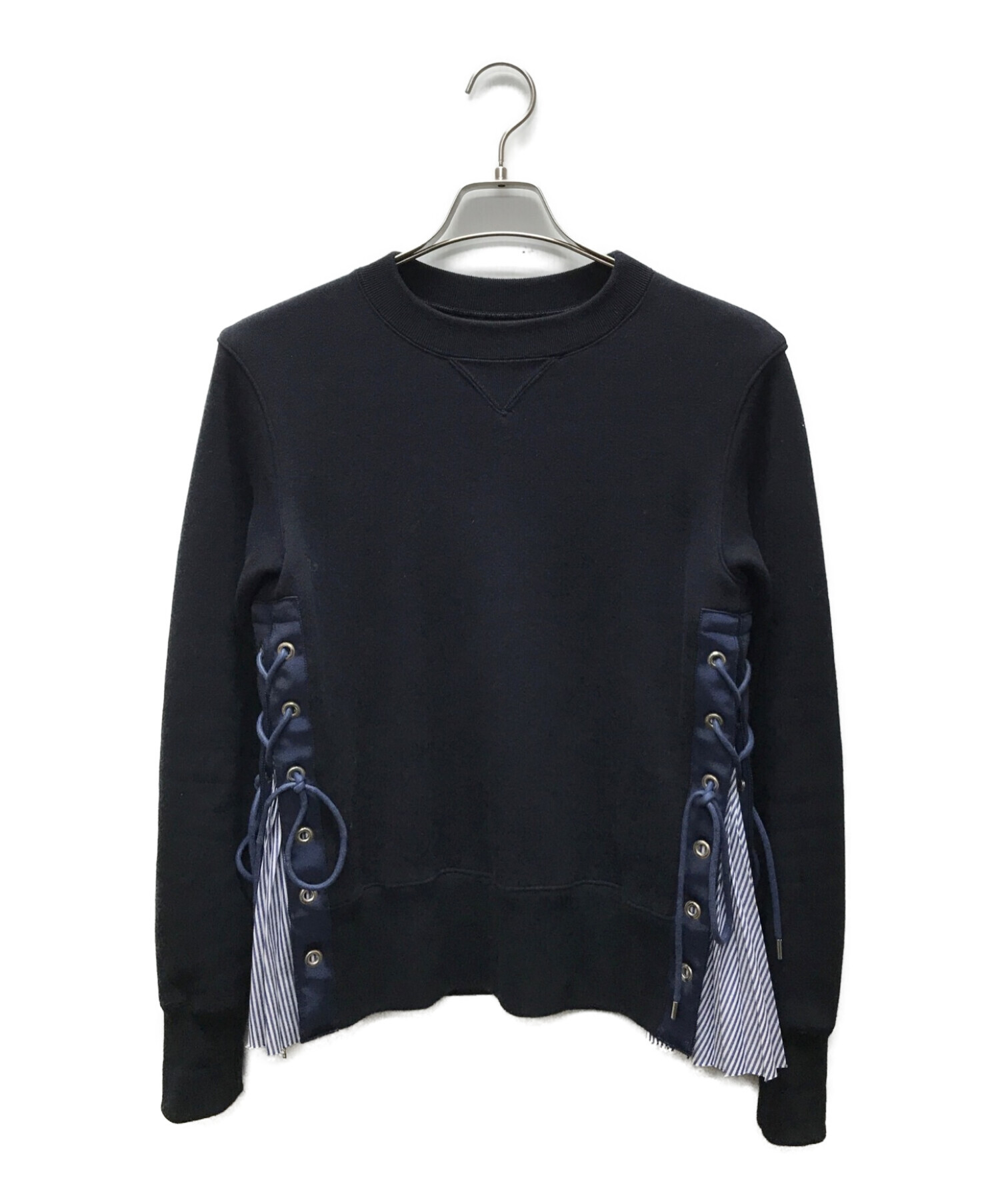 中古・古着通販】sacai (サカイ) ストライプシャツドッキング  