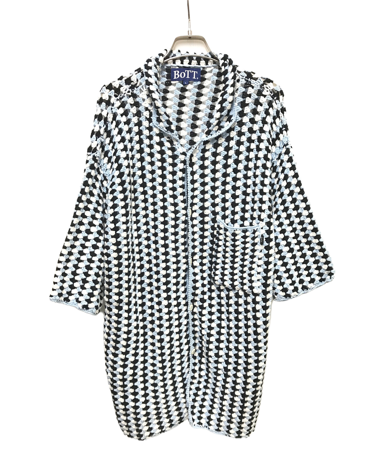 中古・古着通販】BoTT (ボット) Cotton Crochet S/S Shirt スカイ 