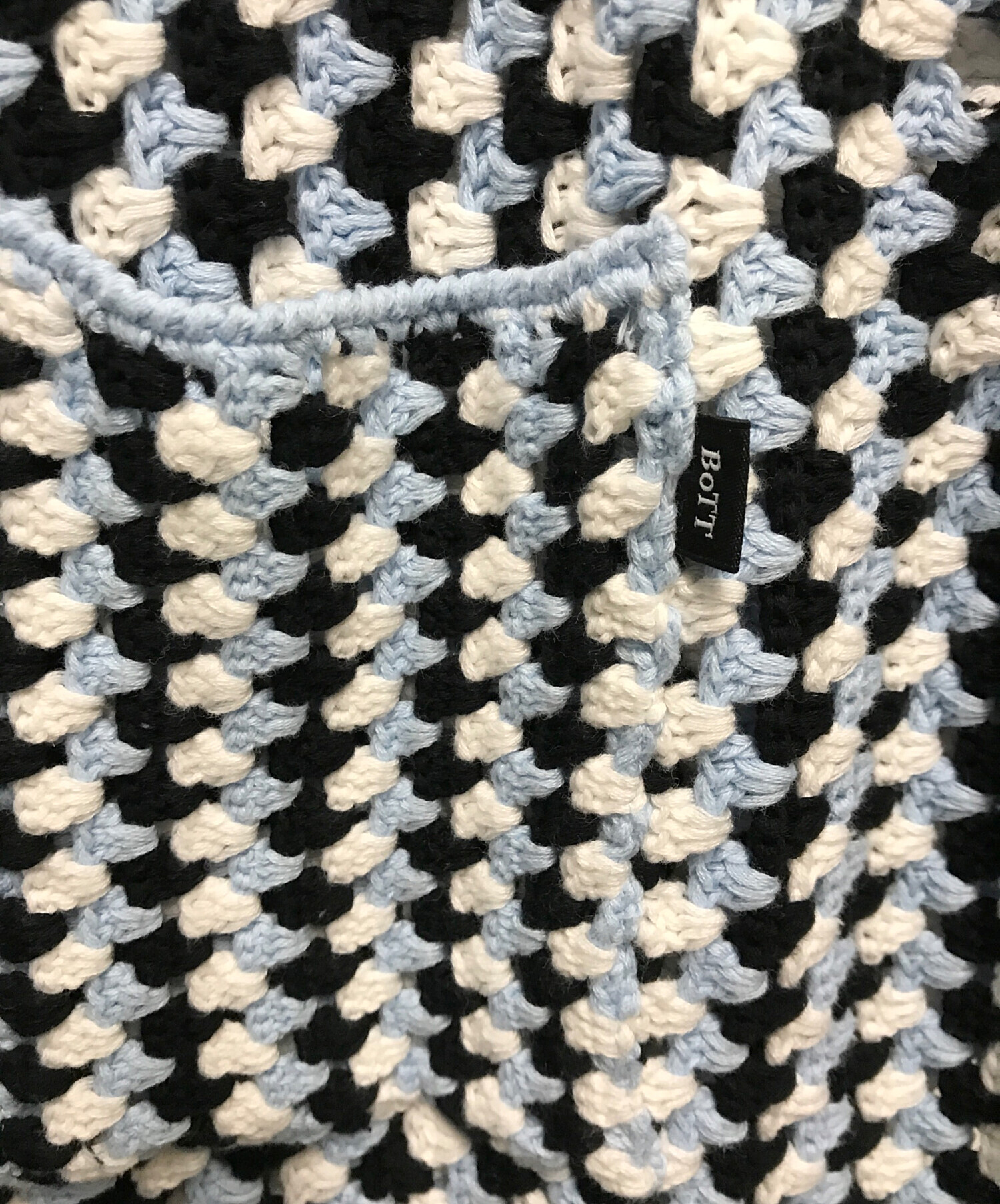 中古・古着通販】BoTT (ボット) Cotton Crochet S/S Shirt スカイ 