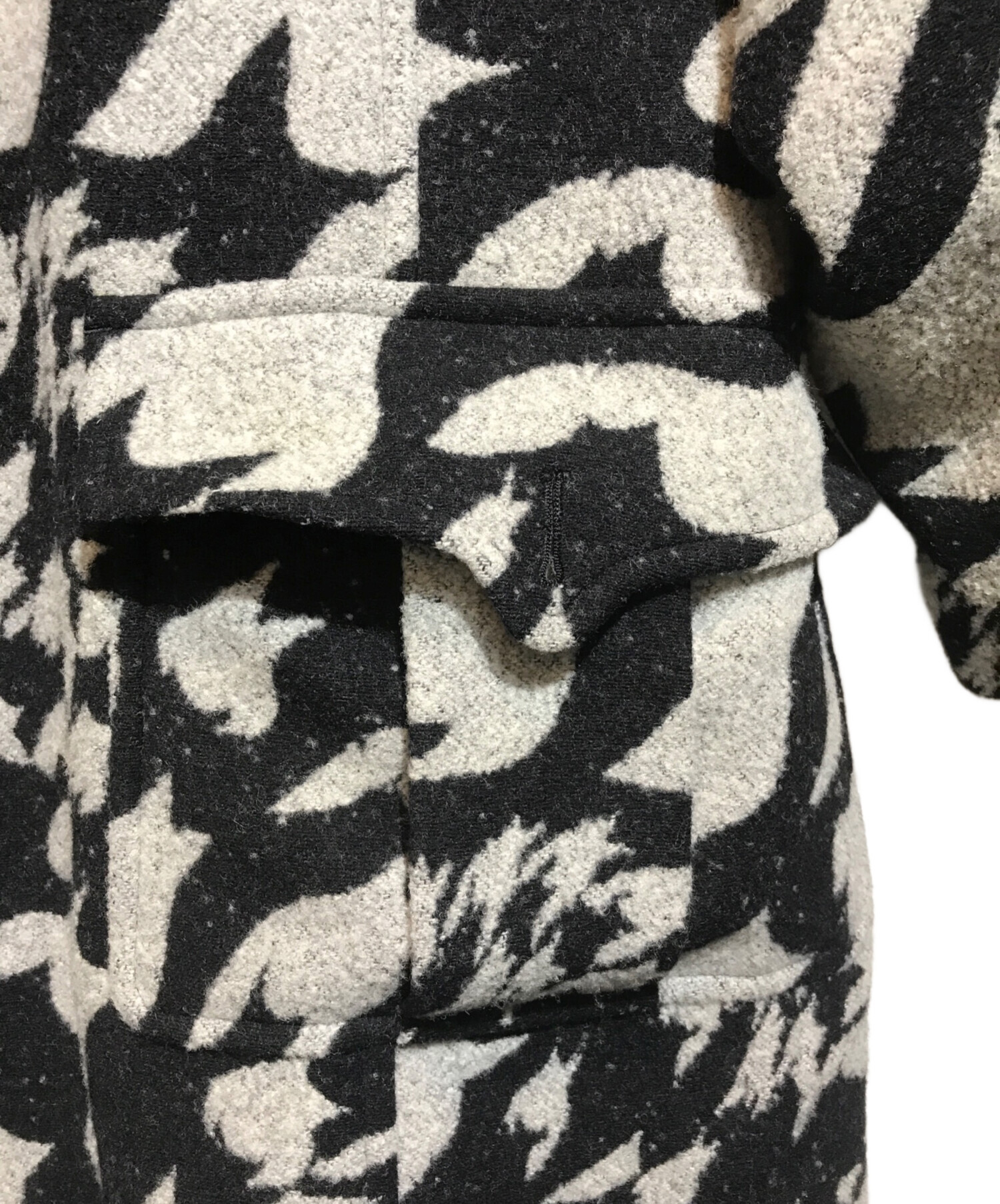 中古・古着通販】SUGARHILL (シュガーヒル) WOOL FLOCK COAT ブラック 