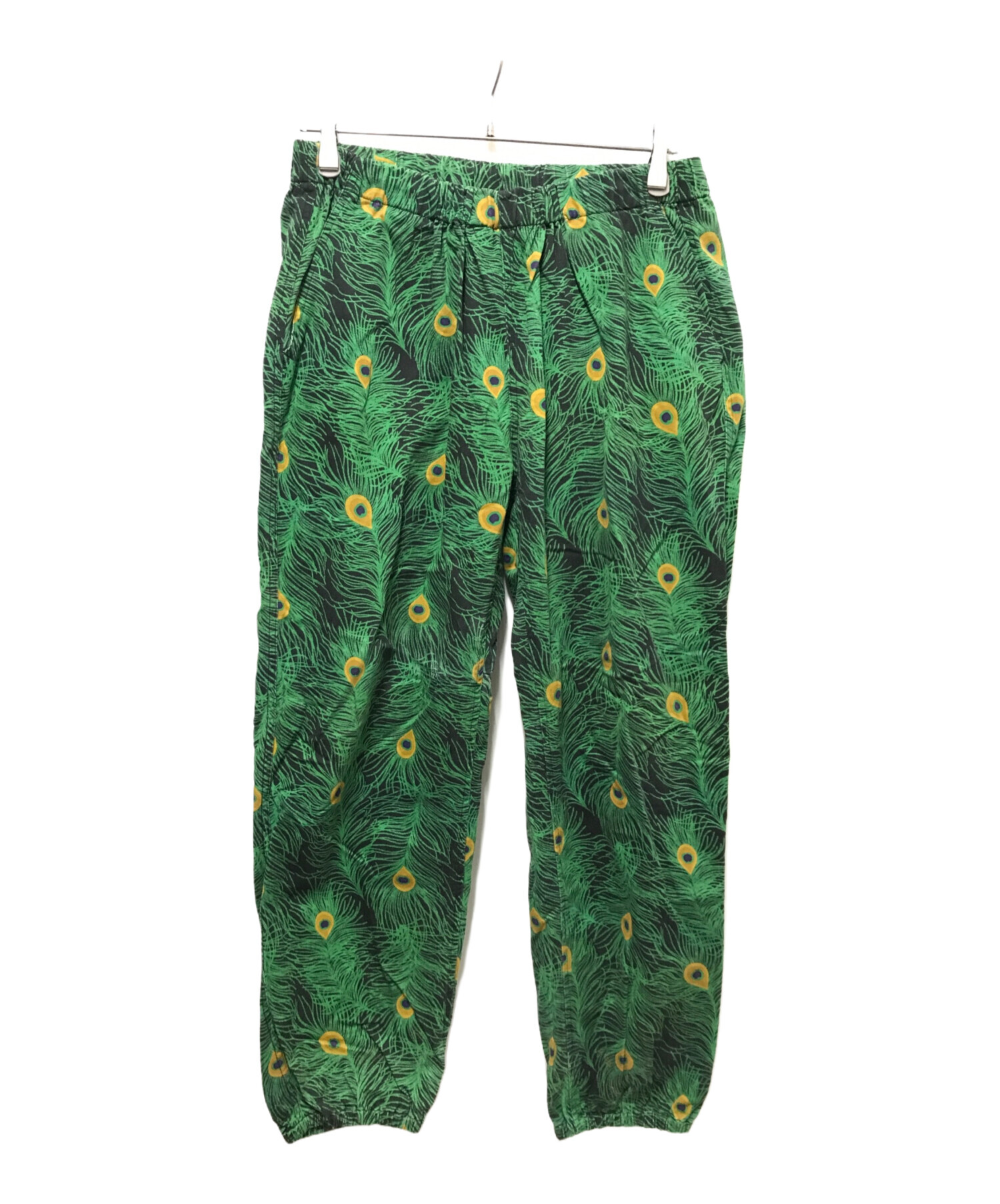 中古・古着通販】SUPREME (シュプリーム) 孔雀 peacock pants グリーン