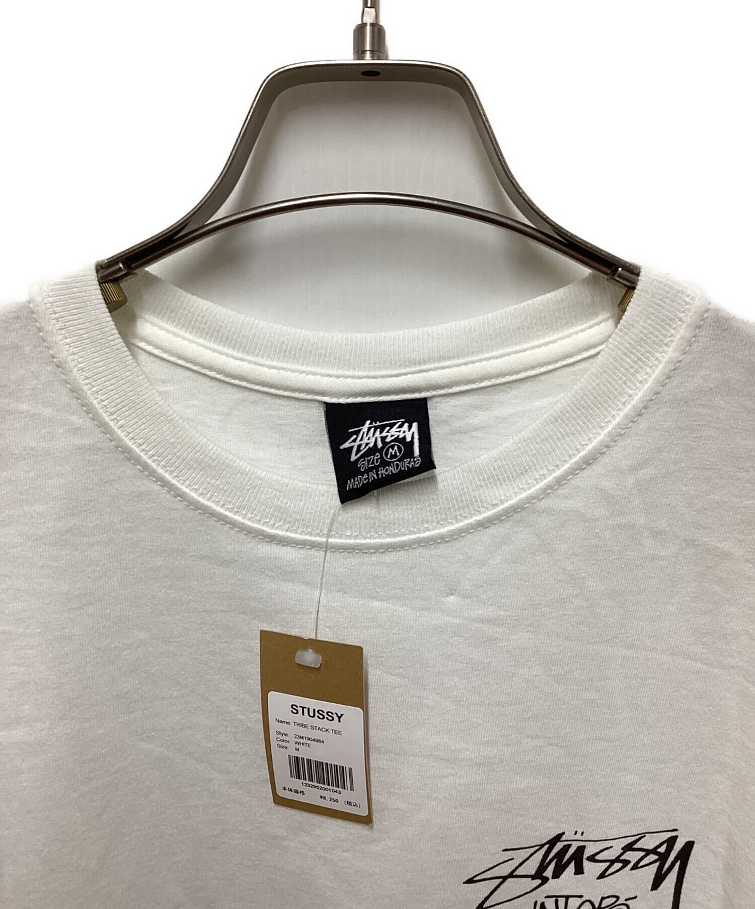 中古・古着通販】stussy (ステューシー) TRIBE STACK TEE ホワイト 
