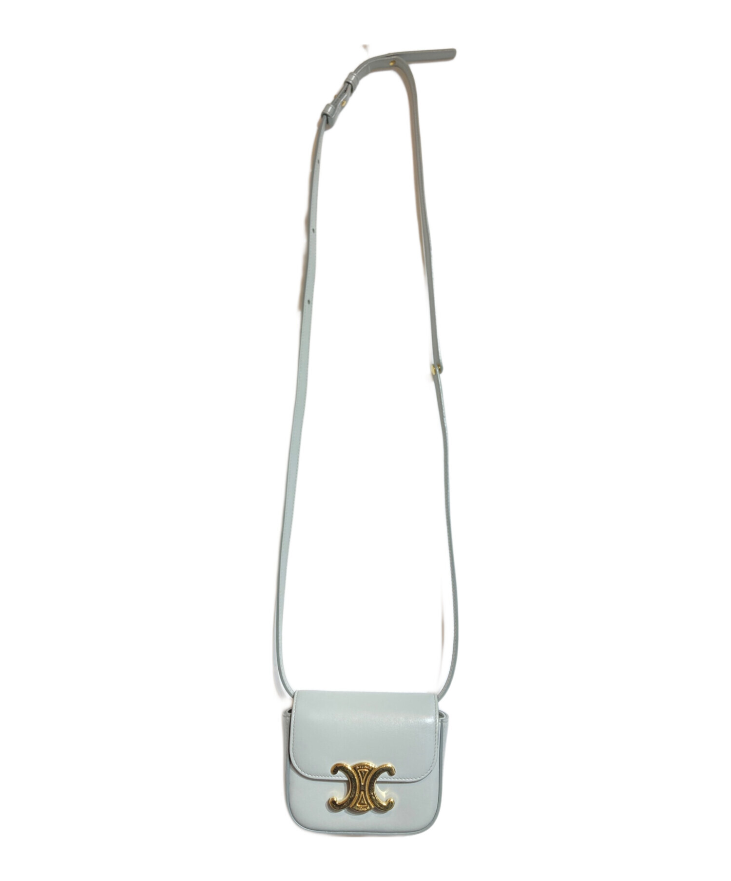 CELINE ミニクロード　ホワイト 新品 CELINE セリーヌ ミニ クロード ショルダーバッグ ホワイト