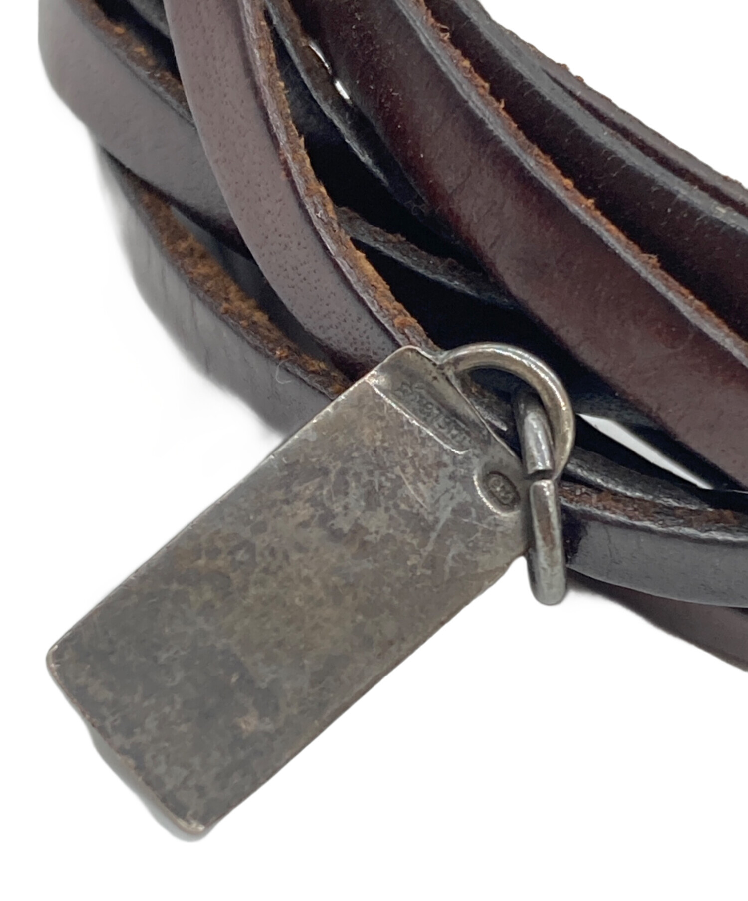 中古・古着通販】Maison Margiela (メゾンマルジェラ) レザーバングル