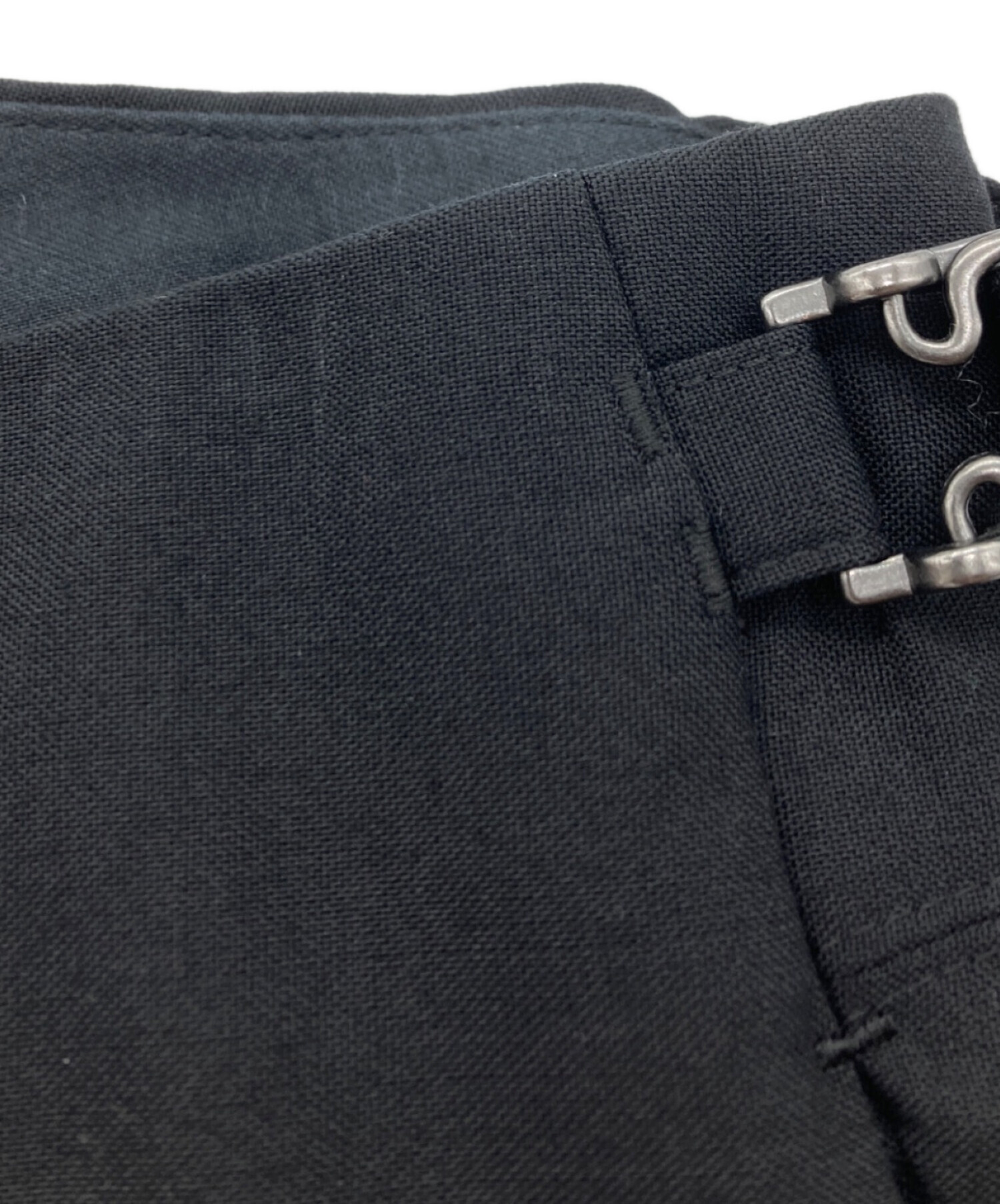 中古・古着通販】IRENISA (イレニサ) SEMI FLARED PANTS ブラック