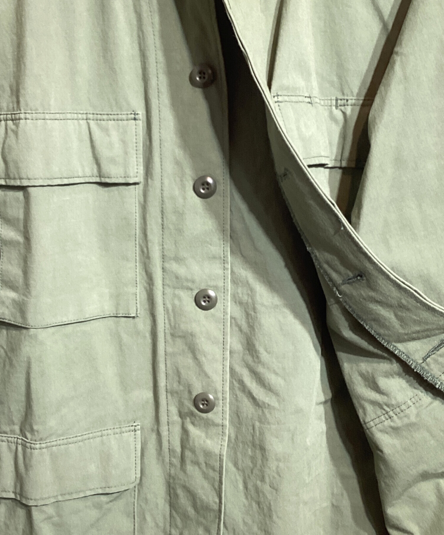 中古・古着通販】WTAPS (ダブルタップス) RIPSTOP SHIRT L/S NYCO