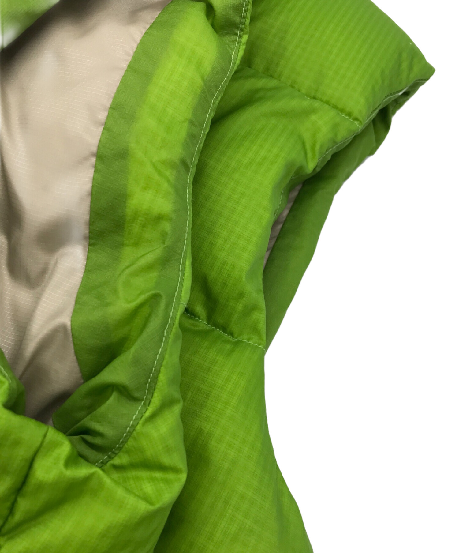 中古・古着通販】URU (ウル) DOWN VEST グリーン サイズ:2｜ブランド