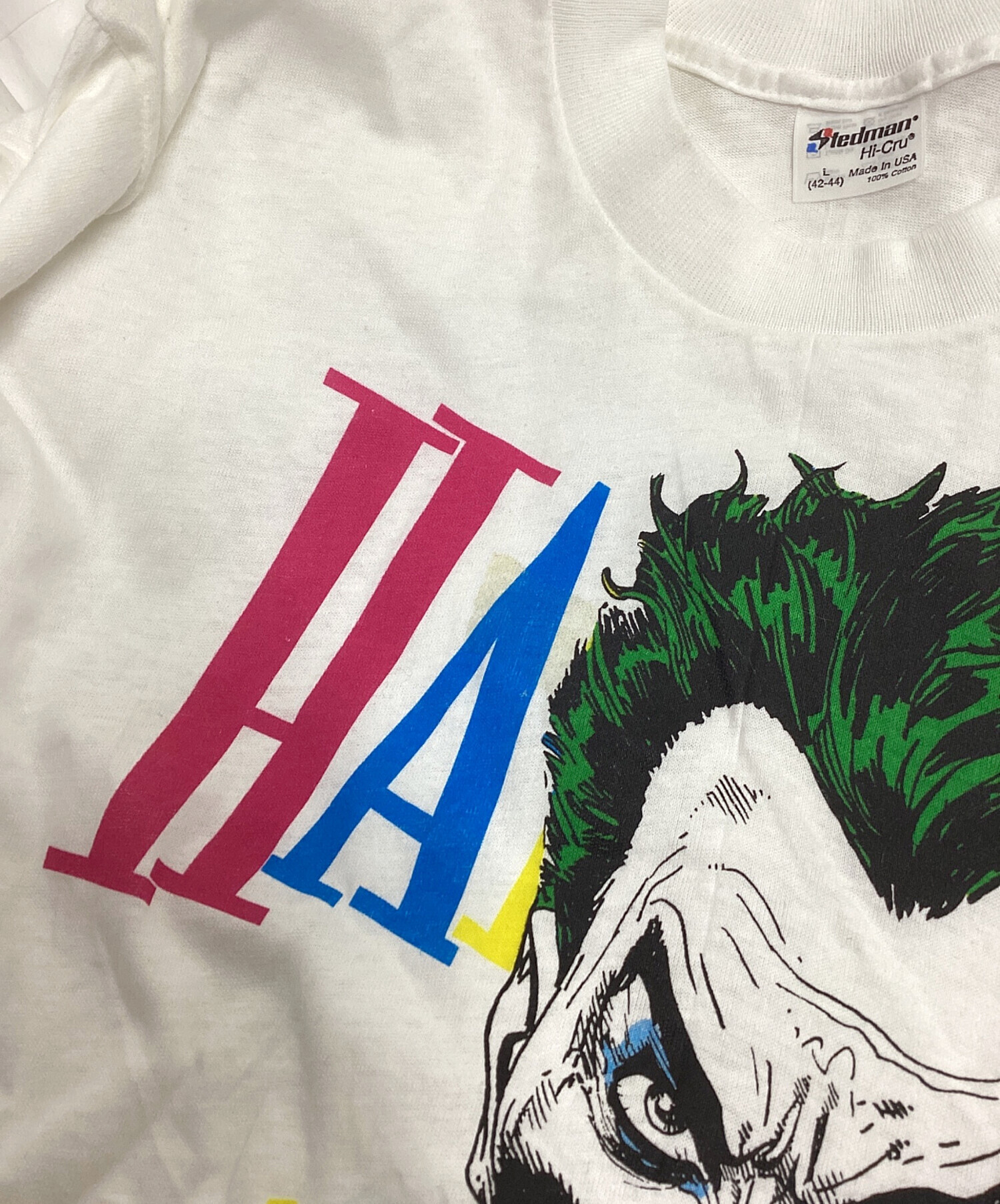 中古・古着通販】Stedman (ステッドマン) プリントTシャツ ホワイト 