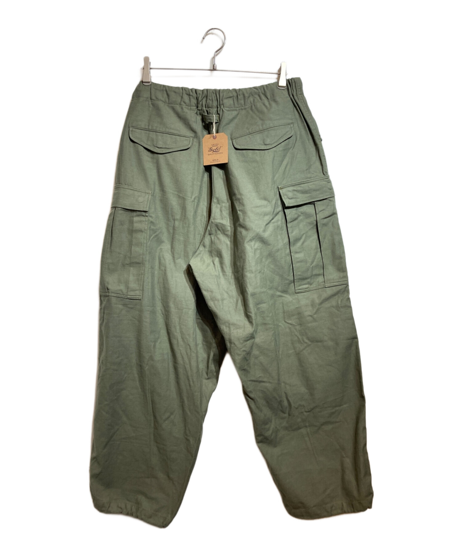 中古・古着通販】GOLD (ゴールド) LIGHT BACKSATIN OVER CARGO PANTS