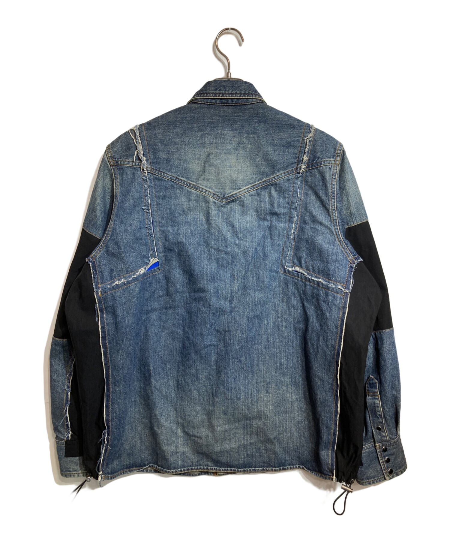 中古・古着通販】sacai (サカイ) 再構築デニムシャツ インディゴ