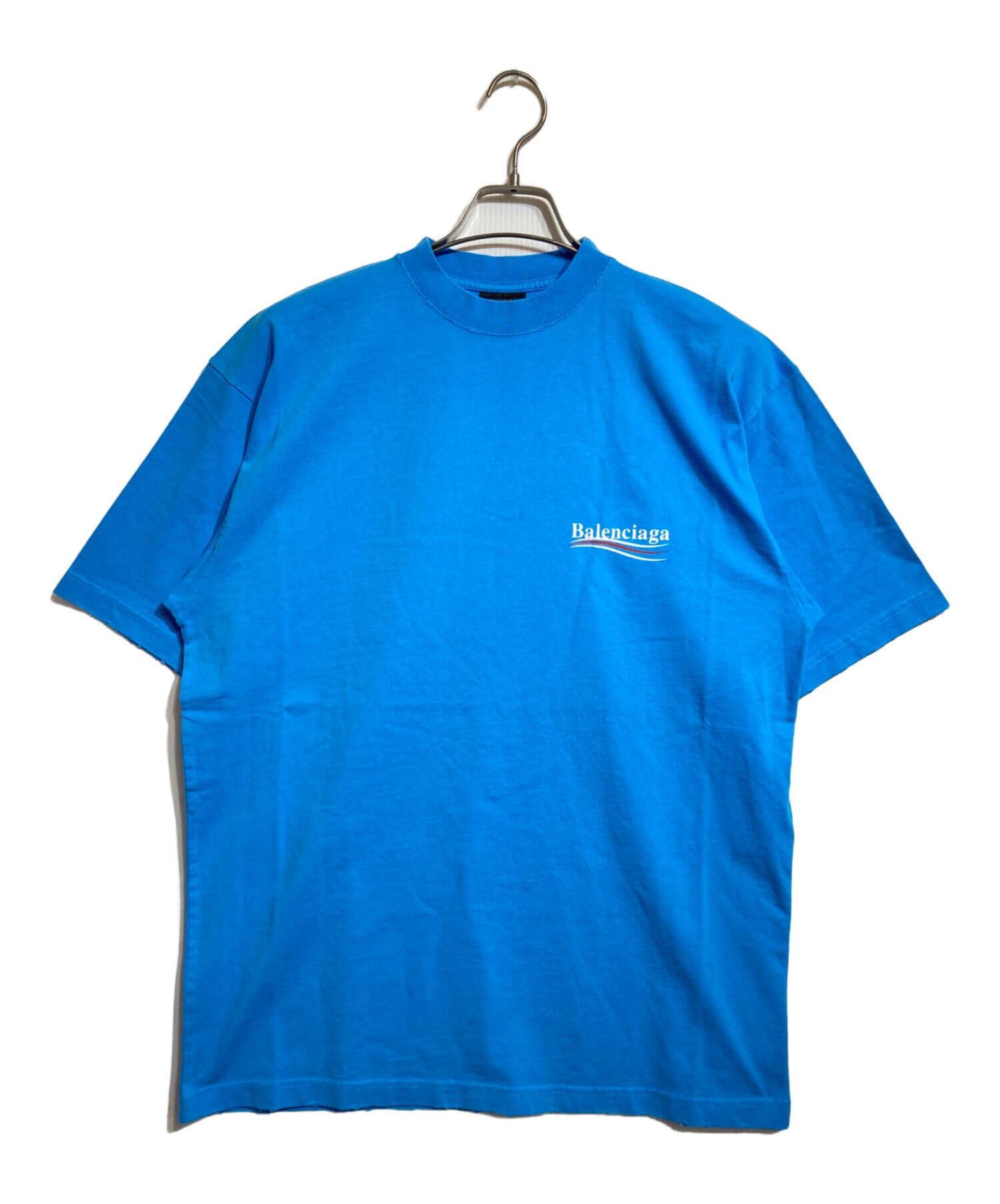 中古・古着通販】BALENCIAGA (バレンシアガ) ダメージ加工ロゴTEE 