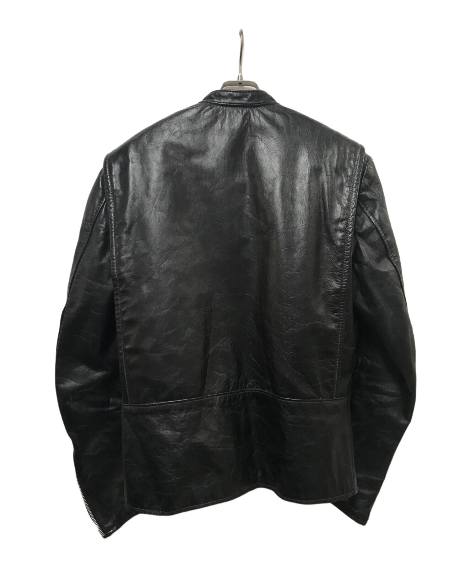 ヴィンテージ USA製 Brooks　シングルライダース４４　希少　BIGサイズ 中古・古着通販】BROOKS (ブルックス) ライナー付シングルライダース