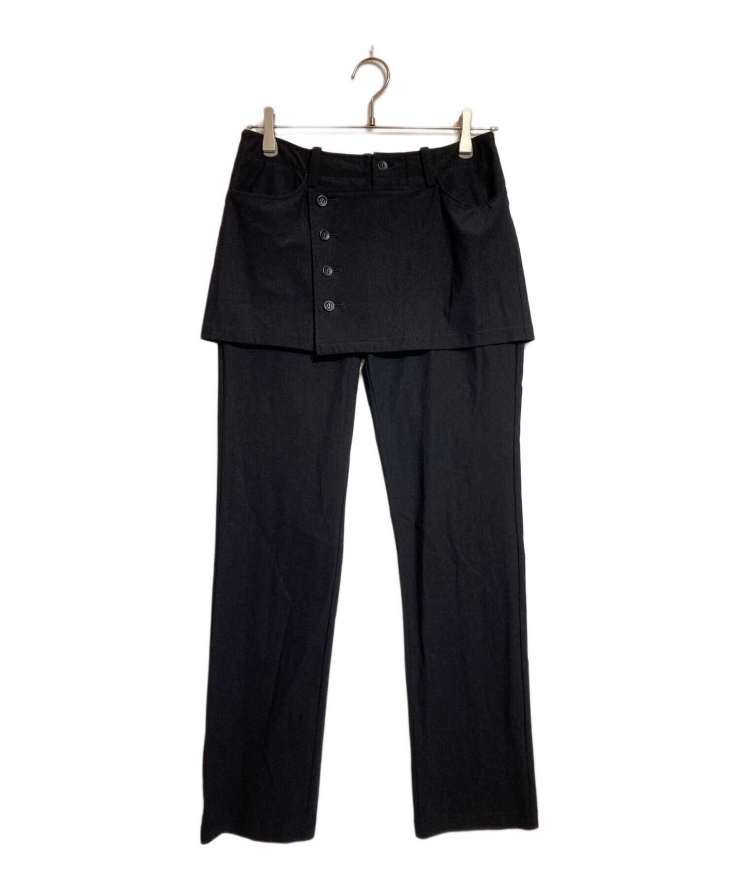 ISSEY MIYAKE イッセイミヤケ ブラック スラックス イッセイミヤケ 筆