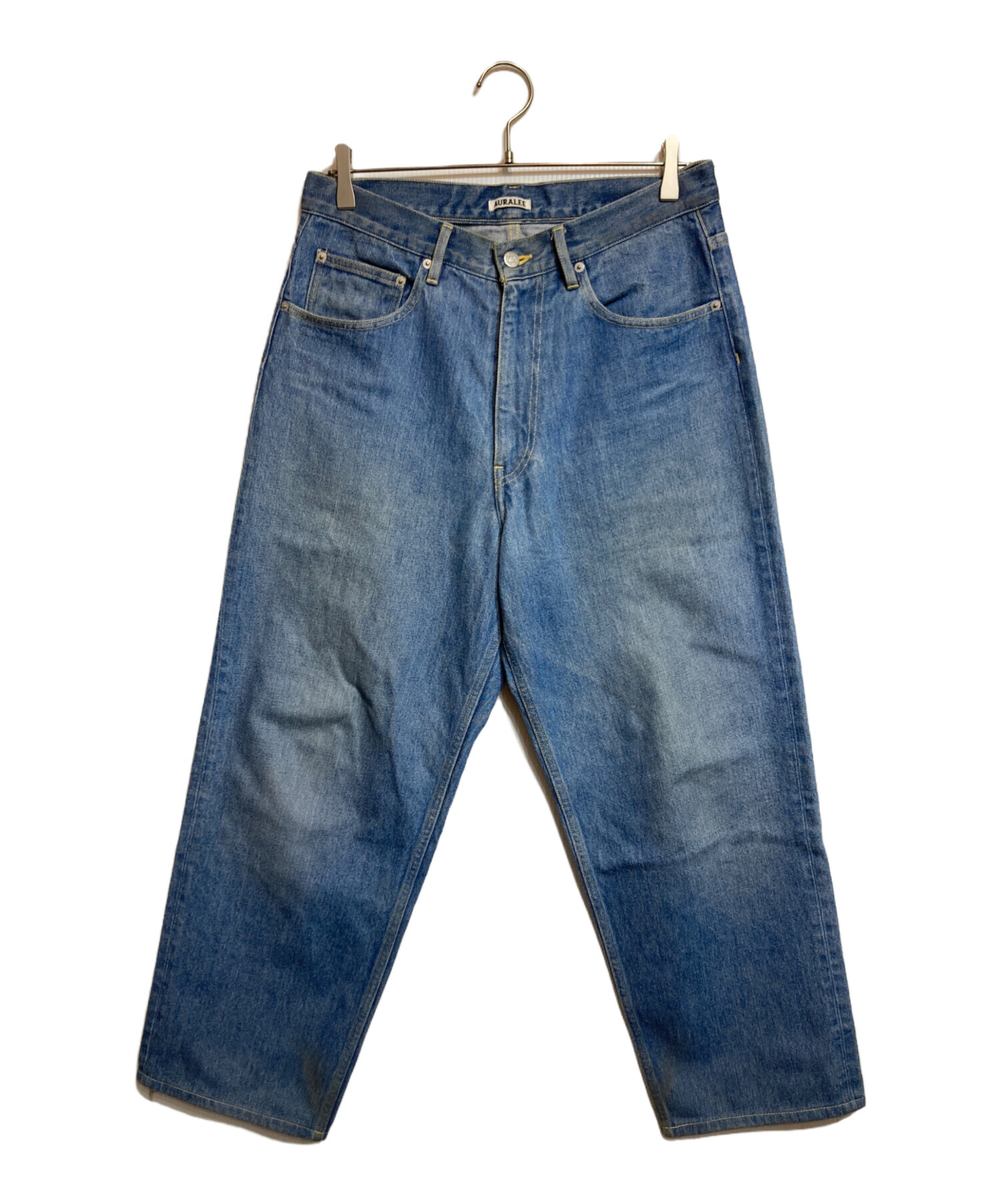 中古・古着通販】AURALEE (オーラリー) HARD TWIST DENIM WIDE PANTS 