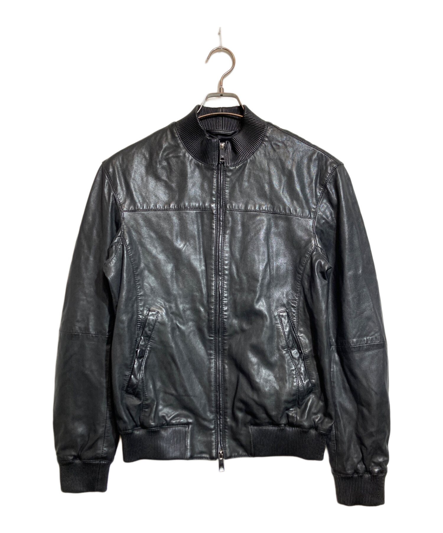 中古・古着通販】ARMANI JEANS (アルマーニジーンズ) ラムレザー