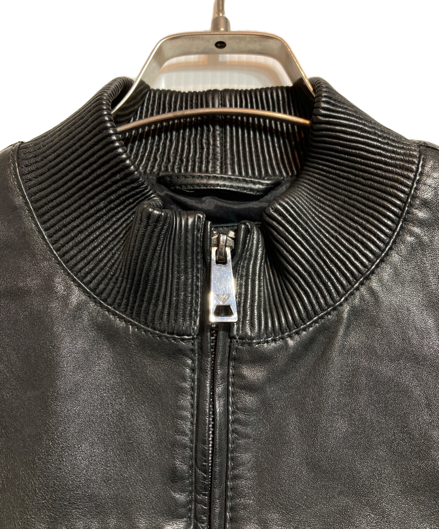 中古・古着通販】ARMANI JEANS (アルマーニジーンズ) ラムレザー