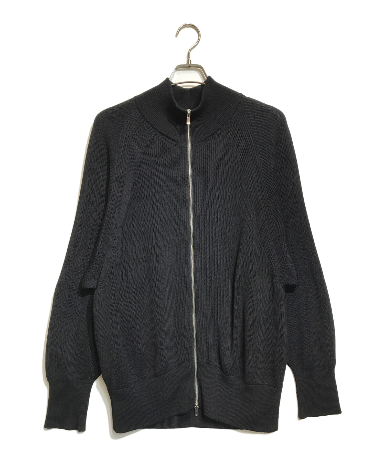 中古・古着通販】CLESSTE (クレスト) OVERSIZED DRIVERS KNIT ブラック
