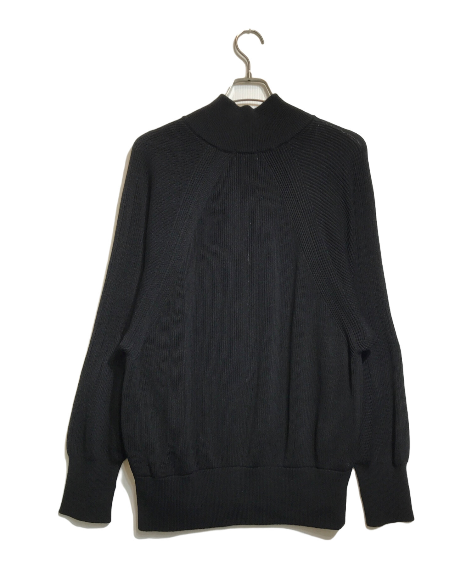 中古・古着通販】CLESSTE (クレスト) OVERSIZED DRIVERS KNIT ブラック