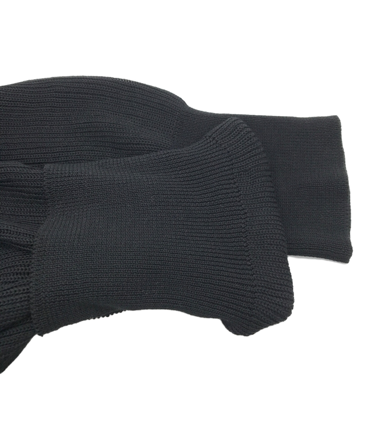 中古・古着通販】CLESSTE (クレスト) OVERSIZED DRIVERS KNIT ブラック