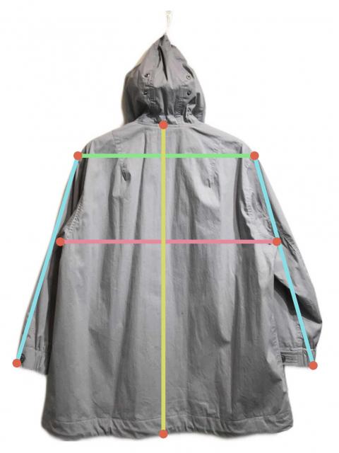 新品　ZARA アンドワンダー グレー L ザラ　コットン　フーテッドジャケット 新品 ZARA アンドワンダー グレー L ザラ コットン フーテッド