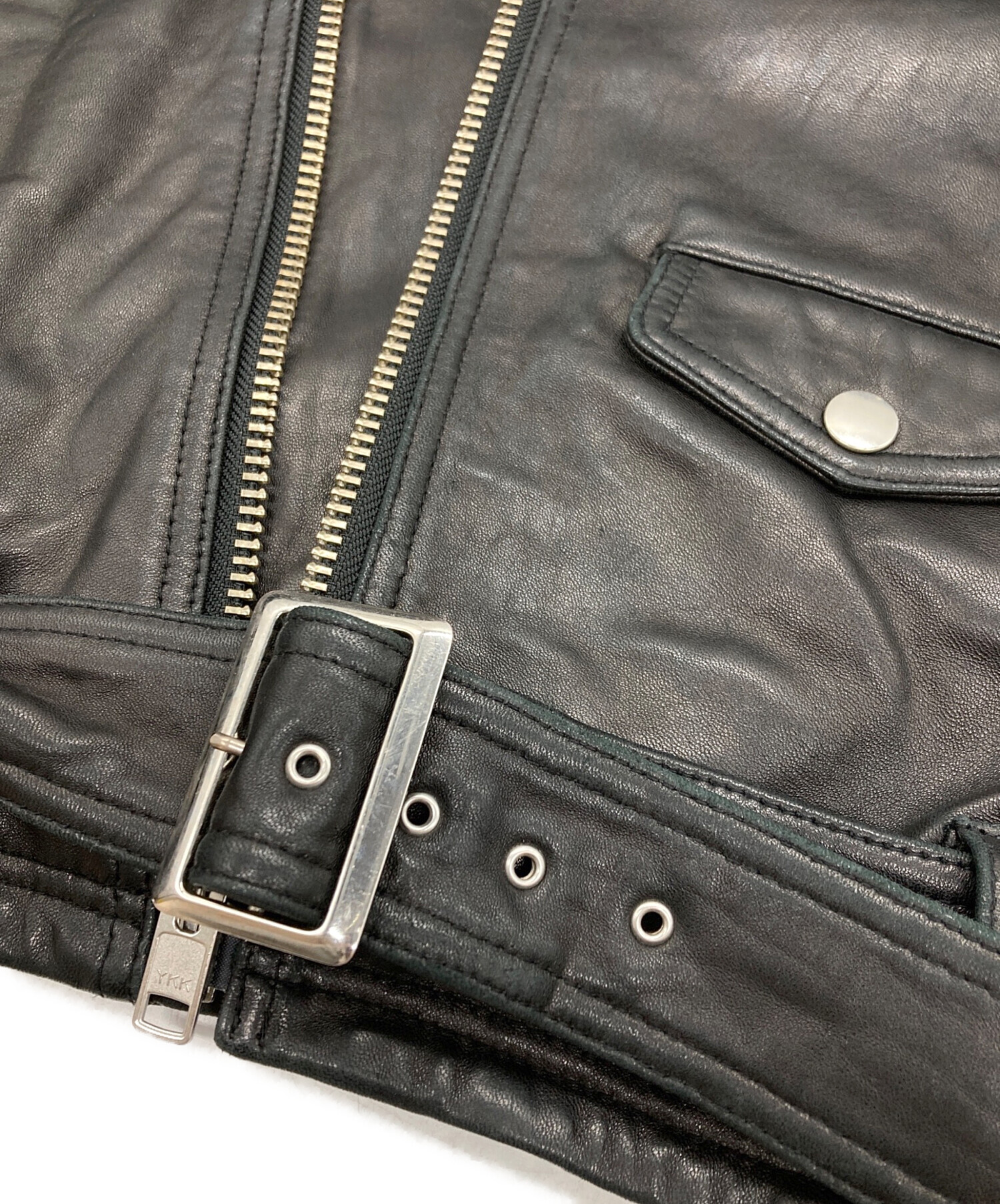 中古・古着通販】SUB-AGE. (サベージ) ラムレザーダブルライダース