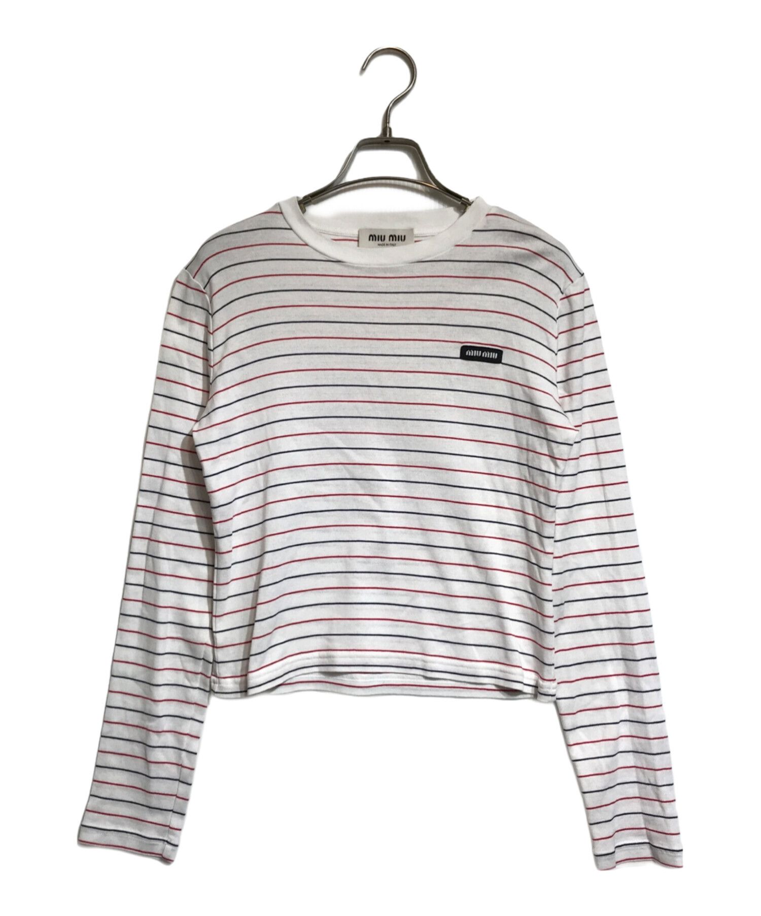 中古・古着通販】MIU MIU (ミュウミュウ) COTTON JERSEY L/S T-SHIRT 