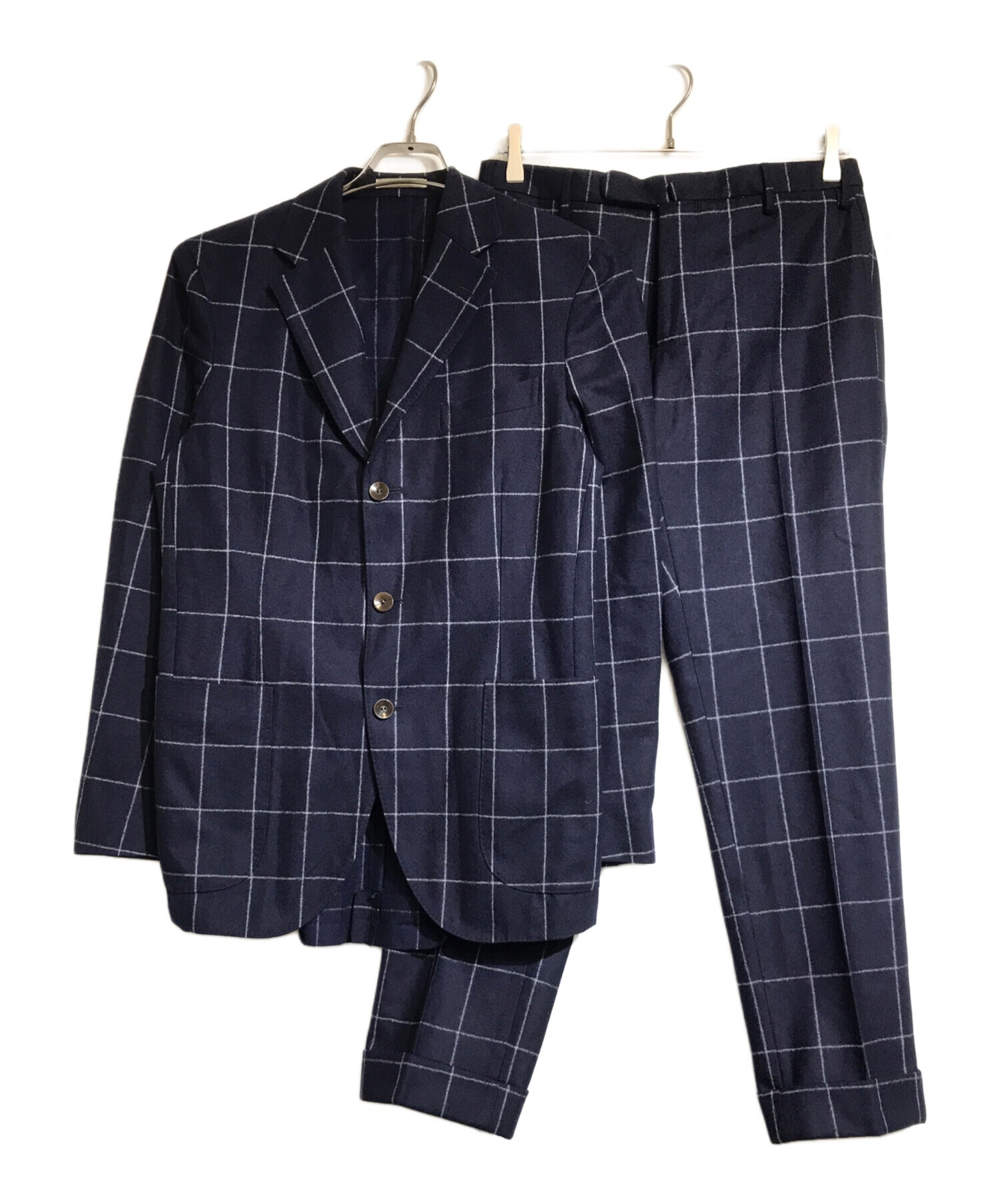 中古・古着通販】BOGLIOLI (ボリオリ) DOVERチェックセットアップ 